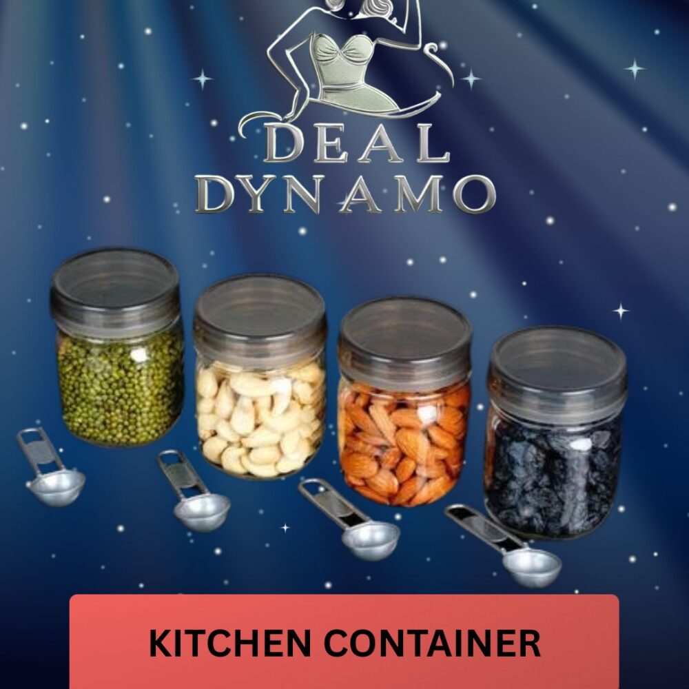 Product Details Name : kitchen containers and jars set 300 ml storage set| set of 6 | kitchen accessories durable & unbreakable body |air tight seal & stackable container set for storage of food lock food storage container jar for grocery, fridge jars, kitchen storage box & container set (pack of 6)77/87 Material : PVC Features : Airtight Product Breadth : 1 Cm Product Height : 1 Cm Product Length : 1 Cm Net Quantity (N) : Pack Of 6
