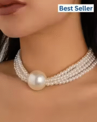 Product Details Name : Pearl Necklace Set for women Base Metal : Brass Plating : Gold Plated Stone Type : Pearls Sizing : Adjustable Type : Necklace Net Quantity (N) : 1 Sizes : Free Size Country of Origin : India
