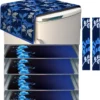 imgi_6_xzqte_512 Name : Trimly Multipurpose Refrigerator Accessory Set - Complete with Fridge Top Cover, Handle Covers & Mats Material : Polyester Type : Fridge Combo's Set : Fridge Top+Handle Cover+Fridge Mat Pattern : Printed Product Breadth : 21 Inch Product Length : 39 Inch Product Height : 1 Inch Net Quantity (N) : 4 Product Description : Enhance the look and functionality of your kitchen with our multipurpose refrigerator cover set. This combo pack is designed to keep your fridge clean and organized while adding a stylish touch.