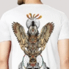 imgi_85_e0YH6AAS_0874c886f64e4e079565c9868e52f099 Product Details White,black and brown t-shirt for men Graphic printed Regular length Round neck Short, regular sleeves Knitted polyester fabric Size & Fit Regular Fit The model (height 6') is wearing a size M Material & Care Polyester Machine Wash