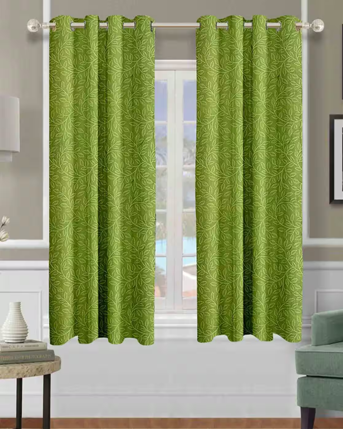 -1117Wx1400H-701022543-green-MODEL2 CORTINA EYELET CURTAIN – Set of 2 Leaf Print Eyelet Window Curtains Cortina Leaf Print Eyelet Curtains Set of 2 - Stylish Upgrade your home décor with Cortina Eyelet Curtains, Set of 2 Leaf Print window panels offering blackout, elegance, and premium quality. Bring nature’s charm into your home with Cortina Leaf Print Curtains – stylish, durable, and perfect for every modern space! Cortina Set of 2 Leaf Print Eyelet Curtains Cortina Leaf Print Window Curtains Eyelet Leaf Print Curtains by Cortina Printed Cortina Curtains Set of 2 Cortina Blackout Leaf Print Curtains Leaf Print Design Curtains Cortina Stylish Cortina Eyelet Curtains Leaf Print Cortina Living Room Leaf Print Curtains Cortina Bedroom Eyelet Leaf Print Curtains Cortina Premium Quality Leaf Print Curtains 100 SEO Keywords Include site link with each keywords Cortina Eyelet Curtain at Deal Dynamo https://dealdynamo.vinisocial.in Cortina Curtains at Deal Dynamo https://dealdynamo.vinisocial.in Cortina Window Curtains at Deal Dynamo https://dealdynamo.vinisocial.in Leaf Print Curtains at Deal Dynamo https://dealdynamo.vinisocial.in Printed Curtains at Deal Dynamo https://dealdynamo.vinisocial.in Cortina Blackout Curtains at Deal Dynamo https://dealdynamo.vinisocial.in Eyelet Curtains Cortina at Deal Dynamo https://dealdynamo.vinisocial.in Cortina Home Curtains at Deal Dynamo https://dealdynamo.vinisocial.in Stylish Cortina Curtains at Deal Dynamo https://dealdynamo.vinisocial.in Living Room Cortina Curtains at Deal Dynamo https://dealdynamo.vinisocial.in Bedroom Cortina Curtains at Deal Dynamo https://dealdynamo.vinisocial.in Cortina Leaf Curtains at Deal Dynamo https://dealdynamo.vinisocial.in Nature Print Curtains Cortina at Deal Dynamo https://dealdynamo.vinisocial.in Cortina Designer Curtains at Deal Dynamo https://dealdynamo.vinisocial.in Cortina Premium Curtains at Deal Dynamo https://dealdynamo.vinisocial.in Cortina Polyester Curtains at Deal Dynamo https://dealdynamo.vinisocial.in Durable Cortina Curtains at Deal Dynamo https://dealdynamo.vinisocial.in Washable Cortina Curtains at Deal Dynamo https://dealdynamo.vinisocial.in Cortina Eyelet Drapes at Deal Dynamo https://dealdynamo.vinisocial.in Modern Cortina Curtains at Deal Dynamo https://dealdynamo.vinisocial.in 10 Styling Tips with Dress Colour Code Pair green leaf-print curtains with beige walls (#F5F5DC) for a soft natural vibe. Use navy blue (#000080) accent cushions to make the leaf print pop. Match with wooden furniture tones (#8B4513) to create earthy warmth. Add white sheer layers (#FFFFFF) for a breezy, airy effect. Contrast with mustard yellow décor (#FFDB58) for a lively, cheerful look. Use sage green accessories (#9DC183) to highlight the leaf patterns. Combine with dark grey walls (#2F4F4F) for a contemporary, modern appeal. Enhance with metallic gold accents (#FFD700) in décor pieces for elegance. Keep rugs in neutral tones (#D2B48C) to balance the bold curtain design. Pair with indoor plants in deep green (#006400) to amplify the natural theme. Benefits of Choosing This Set Premium polyester fabric ensures long-lasting durability at Deal Dynamo . Leaf print adds a refreshing, natural aesthetic to any room at Deal Dynamo . Eyelet design makes installation quick and easy at Deal Dynamo . Blackout effect enhances privacy and controls sunlight at Deal Dynamo . Low-maintenance curtains are machine-washable at Deal Dynamo . Versatile design suits living room, bedroom, or office at Deal Dynamo . Budget-friendly set of 2 for complete window coverage at Deal Dynamo . Soft fabric flow enhances the room’s visual appeal at Deal Dynamo . Keeps rooms cool by blocking harsh sunlight at Deal Dynamo . Perfect combination of style, functionality, and affordability at Deal Dynamo . Key Features Set of 2 curtains for full window coverage at Deal Dynamo . Eyelet design ensures smooth sliding on curtain rods at Deal Dynamo . Premium leaf print adds modern natural style at Deal Dynamo . Crafted with durable polyester fabric at Deal Dynamo . Blackout feature for light control and privacy at Deal Dynamo . Easy care, machine-washable fabric at Deal Dynamo . Suitable for multiple spaces – living, bedroom, office at Deal Dynamo . Soft fabric with elegant drape at Deal Dynamo . Stylish, timeless, and versatile design at Deal Dynamo . Trusted Cortina quality for home interiors at Deal Dynamo . Product Description  The Cortina Eyelet Curtain Set of 2 Leaf Print Window Curtains is the perfect blend of modern design, durability, and natural elegance. Crafted with premium polyester fabric, these curtains are designed to elevate your living space with their stylish leaf print while ensuring long-lasting functionality. The set includes two high-quality curtains that can be used together for a fuller look or separately to style multiple windows. Featuring an eyelet design, these Cortina curtains allow for easy installation and smooth movement across curtain rods. No more struggling with hooks or ties – the metallic eyelets make it simple to open and close the curtains effortlessly. This makes them a practical choice for everyday use in busy households. The standout feature of this set is its elegant leaf print design. Inspired by nature, the soothing patterns bring a refreshing touch of greenery into your home. Whether placed in the living room, bedroom, or office, these curtains add a calm and stylish charm to any space. The print is subtle yet eye-catching, making it versatile enough to complement both modern and traditional interiors. Apart from aesthetics, functionality is at the heart of these Cortina curtains. The blackout fabric helps control the entry of sunlight, ensuring privacy and a cozy ambiance indoors. This feature also aids in maintaining room temperature by keeping harsh rays out during the day. For city homes where privacy is essential, these curtains serve as the ideal solution without compromising style. Maintenance is another area where these curtains shine. Made from easy-care polyester, they are machine-washable and retain their look even after multiple washes. The durable stitching and high-quality print ensure that the curtains remain vibrant and functional for years. This set of 2 Cortina Eyelet Leaf Print Curtains provides excellent value for money, offering both style and practicality. With its nature-inspired design, premium construction, and convenient features, it is a must-have addition for anyone looking to enhance their home interiors affordably and stylishly. Whether you’re redecorating your living room, setting up a cozy bedroom, or refreshing your office décor, these curtains are a versatile choice that delivers on all fronts. Imagine walking into your living room on a bright afternoon. The sun is warm, but instead of blinding rays, a soft glow filters through your Cortina Leaf Print Curtains. The subtle green patterns bring the freshness of nature indoors, instantly making your space feel calm and inviting. These are not just curtains; they’re a story of style meeting comfort. Designed with a nature-inspired leaf print, the Cortina Eyelet Curtains create an atmosphere that is soothing yet sophisticated. They set the tone for cozy evenings, cheerful mornings, and peaceful afternoons. Functionality blends seamlessly with beauty. The blackout fabric ensures your privacy while helping to keep your room cooler during hot days. When you pull them shut, you create your own little haven, away from noise and chaos. Their eyelet design makes them effortless to use. No complicated installations, no fussy upkeep. Just simple, stylish curtains that glide with ease and wash with convenience. With Cortina Leaf Print Curtains, you’re not just decorating your windows – you’re transforming your entire space into a sanctuary. A touch of nature, a dash of elegance, and the assurance of Cortina’s trusted quality – that’s the story these curtains tell. Cortina Curtains at Deal Dynamo  Cortina Eyelet Curtains at Deal Dynamo  Cortina Leaf Print Curtains at Deal Dynamo  Cortina Window Curtains at Deal Dynamo  Cortina Blackout Curtains at Deal Dynamo  Cortina Polyester Curtains at Deal Dynamo  Cortina Printed Curtains at Deal Dynamo  Cortina Home Décor at Deal Dynamo  Cortina Designer Curtains at Deal Dynamo  Cortina Premium Curtains at Deal Dynamo CORTINA EYELET CURTAIN – Set of 2 Leaf Print Eyelet Window Curtains Cortina Designer Curtains at Deal Dynamo https://dealdynamo.vinisocial.in Cortina Premium Curtains at Deal Dynamo https://dealdynamo.vinisocial.in Cortina Polyester Curtains at Deal Dynamo https://dealdynamo.vinisocial.in Cortina Printed Curtains at Deal Dynamo https://dealdynamo.vinisocial.in Cortina Living Room Curtains at Deal Dynamo https://dealdynamo.vinisocial.in Cortina Bedroom Curtains at Deal Dynamo https://dealdynamo.vinisocial.in Cortina Stylish Curtains at Deal Dynamo https://dealdynamo.vinisocial.in Cortina Modern Curtains at Deal Dynamo https://dealdynamo.vinisocial.in Cortina Washable Curtains at Deal Dynamo https://dealdynamo.vinisocial.in Cortina Durable Curtains at Deal Dynamo https://dealdynamo.vinisocial.in Cortina Easy Care Curtains at Deal Dynamo https://dealdynamo.vinisocial.in Cortina Drapes at Deal Dynamo https://dealdynamo.vinisocial.in Cortina Window Drapes at Deal Dynamo https://dealdynamo.vinisocial.in Cortina Eyelet Drapes at Deal Dynamo https://dealdynamo.vinisocial.in Leaf Print Drapes Cortina at Deal Dynamo https://dealdynamo.vinisocial.in Nature Inspired Curtains Cortina at Deal Dynamo https://dealdynamo.vinisocial.in Botanical Print Curtains at Deal Dynamo https://dealdynamo.vinisocial.in Floral Leaf Curtains Cortina at Deal Dynamo https://dealdynamo.vinisocial.in Cortina Green Leaf Curtains at Deal Dynamo https://dealdynamo.vinisocial.in Cortina Window Decor at Deal Dynamo https://dealdynamo.vinisocial.in Cortina Elegant Curtains at Deal Dynamo https://dealdynamo.vinisocial.in Cortina Decorative Curtains at Deal Dynamo https://dealdynamo.vinisocial.in Cortina Affordable Curtains at Deal Dynamo https://dealdynamo.vinisocial.in Cortina Best Curtains at Deal Dynamo https://dealdynamo.vinisocial.in Buy Cortina Curtains at Deal Dynamo https://dealdynamo.vinisocial.in Cortina Curtain Sale at Deal Dynamo https://dealdynamo.vinisocial.in Cortina Curtain Online at Deal Dynamo https://dealdynamo.vinisocial.in Cortina Curtain Offers at Deal Dynamo https://dealdynamo.vinisocial.in Cortina Curtain Deals at Deal Dynamo https://dealdynamo.vinisocial.in Cortina Discount Curtains at Deal Dynamo https://dealdynamo.vinisocial.in Cortina Curtains India at Deal Dynamo https://dealdynamo.vinisocial.in Cortina Leaf Print Drapes at Deal Dynamo https://dealdynamo.vinisocial.in Cortina Room Darkening Curtains at Deal Dynamo https://dealdynamo.vinisocial.in Cortina Privacy Curtains at Deal Dynamo https://dealdynamo.vinisocial.in Cortina Sun Block Curtains at Deal Dynamo https://dealdynamo.vinisocial.in Cortina Blackout Drapes at Deal Dynamo https://dealdynamo.vinisocial.in Cortina Thermal Curtains at Deal Dynamo https://dealdynamo.vinisocial.in Cortina Eyelet Panels at Deal Dynamo https://dealdynamo.vinisocial.in Cortina Stylish Panels at Deal Dynamo https://dealdynamo.vinisocial.in Cortina Curtain Pair at Deal Dynamo https://dealdynamo.vinisocial.in Cortina Window Pair at Deal Dynamo https://dealdynamo.vinisocial.in Cortina Home Furnishing at Deal Dynamo https://dealdynamo.vinisocial.in Cortina Premium Fabric Curtains at Deal Dynamo https://dealdynamo.vinisocial.in Cortina Easy Install Curtains at Deal Dynamo https://dealdynamo.vinisocial.in Cortina Smooth Eyelet Curtains at Deal Dynamo https://dealdynamo.vinisocial.in Cortina Elegant Window Dressing at Deal Dynamo https://dealdynamo.vinisocial.in Cortina Classic Curtains at Deal Dynamo https://dealdynamo.vinisocial.in Cortina Trendy Curtains at Deal Dynamo https://dealdynamo.vinisocial.in Cortina Pattern Curtains at Deal Dynamo https://dealdynamo.vinisocial.in Cortina Designer Drapes at Deal Dynamo https://dealdynamo.vinisocial.in Cortina Chic Curtains at Deal Dynamo https://dealdynamo.vinisocial.in Cortina Luxury Curtains at Deal Dynamo https://dealdynamo.vinisocial.in Cortina Fabric Curtains at Deal Dynamo https://dealdynamo.vinisocial.in Cortina Stylish Window Curtains at Deal Dynamo https://dealdynamo.vinisocial.in Cortina Eyelet Curtain Set at Deal Dynamo https://dealdynamo.vinisocial.in Cortina Home Makeover Curtains at Deal Dynamo https://dealdynamo.vinisocial.in Cortina Modern Leaf Print at Deal Dynamo https://dealdynamo.vinisocial.in Cortina Interior Curtains at Deal Dynamo https://dealdynamo.vinisocial.in Cortina Curtain Designs at Deal Dynamo https://dealdynamo.vinisocial.in Cortina Curtain Trends at Deal Dynamo https://dealdynamo.vinisocial.in Cortina Curtain Collection at Deal Dynamo https://dealdynamo.vinisocial.in Cortina Home Style Curtains at Deal Dynamo https://dealdynamo.vinisocial.in Cortina Window Style at Deal Dynamo https://dealdynamo.vinisocial.in Cortina Modern Home Curtains at Deal Dynamo https://dealdynamo.vinisocial.in Cortina Leaf Theme Curtains at Deal Dynamo https://dealdynamo.vinisocial.in Cortina Plant Print Curtains at Deal Dynamo https://dealdynamo.vinisocial.in Cortina Eco Inspired Curtains at Deal Dynamo https://dealdynamo.vinisocial.in Cortina Trend Leaf Curtains at Deal Dynamo https://dealdynamo.vinisocial.in Cortina Stylish Drapes at Deal Dynamo https://dealdynamo.vinisocial.in Cortina Window Panels at Deal Dynamo https://dealdynamo.vinisocial.in Cortina Curtain Panels at Deal Dynamo https://dealdynamo.vinisocial.in Cortina Two Piece Curtains at Deal Dynamo https://dealdynamo.vinisocial.in Cortina Set of 2 Curtains at Deal Dynamo https://dealdynamo.vinisocial.in Cortina Dual Curtains at Deal Dynamo https://dealdynamo.vinisocial.in Cortina Natural Print Curtains at Deal Dynamo https://dealdynamo.vinisocial.in Cortina Contemporary Curtains at Deal Dynamo https://dealdynamo.vinisocial.in Cortina Minimalist Curtains at Deal Dynamo https://dealdynamo.vinisocial.in Cortina Elegant Drapes at Deal Dynamo https://dealdynamo.vinisocial.in Cortina Statement Curtains at Deal Dynamo https://dealdynamo.vinisocial.in Cortina Beautiful Curtains at Deal Dynamo https://dealdynamo.vinisocial.in Cortina Leaf Window Curtains at Deal Dynamo https://dealdynamo.vinisocial.in Cortina Printed Drapes at Deal Dynamo https://dealdynamo.vinisocial.in Cortina Affordable Drapes at Deal Dynamo https://dealdynamo.vinisocial.in Cortina Premium Drapes at Deal Dynamo https://dealdynamo.vinisocial.in Cortina Exclusive Curtains at Deal Dynamo https://dealdynamo.vinisocial.in Cortina Designer Window Curtains at Deal Dynamo https://dealdynamo.vinisocial.in Cortina Stylish Living Room Curtains at Deal Dynamo https://dealdynamo.vinisocial.in Cortina Bedroom Drapes at Deal Dynamo https://dealdynamo.vinisocial.in Cortina Elegant Home Curtains at Deal Dynamo https://dealdynamo.vinisocial.in Cortina Modern Drapes at Deal Dynamo https://dealdynamo.vinisocial.in Cortina Classy Curtains at Deal Dynamo https://dealdynamo.vinisocial.in Cortina Leaf Design Curtains at Deal Dynamo https://dealdynamo.vinisocial.in Cortina Nature Curtains at Deal Dynamo https://dealdynamo.vinisocial.in Cortina Best Deals Curtains at Deal Dynamo https://dealdynamo.vinisocial.in Cortina Eyelet Window Panels at Deal Dynamo https://dealdynamo.vinisocial.in Cortina Curtain Shopping at Deal Dynamo https://dealdynamo.vinisocial.in Cortina Trendy Drapes at Deal Dynamo https://dealdynamo.vinisocial.in Cortina Leaf Pattern Curtains at Deal Dynamo https://dealdynamo.vinisocial.in Cortina Decorative Drapes at Deal Dynamo https://dealdynamo.vinisocial.in Cortina Leaf Style Curtains at Deal Dynamo https://dealdynamo.vinisocial.in Cortina Printed Eyelet Drapes at Deal Dynamo https://dealdynamo.vinisocial.in The Cortina Eyelet Curtain Set of 2 Leaf Print Eyelet Window Curtains is now exclusively available at Deal Dynamo https://dealdynamo.vinisocial.in. When you choose Cortina Eyelet Curtain, you’re getting unmatched style only at Deal Dynamo https://dealdynamo.vinisocial.in. Every Cortina Eyelet Curtain purchase guarantees quality at Deal Dynamo https://dealdynamo.vinisocial.in. Shop Cortina Eyelet Curtain for your living room exclusively at Deal Dynamo https://dealdynamo.vinisocial.in. Transform your bedroom décor with Cortina Eyelet Curtain from Deal Dynamo https://dealdynamo.vinisocial.in. The Cortina Eyelet Curtain is perfect for modern homes at Deal Dynamo https://dealdynamo.vinisocial.in. Premium polyester fabric makes Cortina Eyelet Curtain durable at Deal Dynamo https://dealdynamo.vinisocial.in. Choose Cortina Eyelet Curtain to enjoy blackout features at Deal Dynamo https://dealdynamo.vinisocial.in. Easy to install, Cortina Eyelet Curtain comes with eyelet design at Deal Dynamo https://dealdynamo.vinisocial.in. Add natural charm to interiors with Cortina Eyelet Curtain only at Deal Dynamo https://dealdynamo.vinisocial.in. Cortina Eyelet Curtain is machine washable for easy care at Deal Dynamo https://dealdynamo.vinisocial.in. Get Cortina Eyelet Curtain in a budget-friendly set of 2 at Deal Dynamo https://dealdynamo.vinisocial.in. Bring elegance and function home with Cortina Eyelet Curtain via Deal Dynamo https://dealdynamo.vinisocial.in. Style your windows beautifully with Cortina Eyelet Curtain at Deal Dynamo https://dealdynamo.vinisocial.in. Upgrade your space with Cortina Eyelet Curtain instantly at Deal Dynamo https://dealdynamo.vinisocial.in. Cortina Eyelet Curtain ensures privacy and style at Deal Dynamo https://dealdynamo.vinisocial.in. Shop Cortina Eyelet Curtain online safely at Deal Dynamo https://dealdynamo.vinisocial.in. Enjoy long-lasting prints on Cortina Eyelet Curtain with Deal Dynamo https://dealdynamo.vinisocial.in. Exclusive Cortina Eyelet Curtain collection is live at Deal Dynamo https://dealdynamo.vinisocial.in. Cortina Eyelet Curtain adds natural leaf print design at Deal Dynamo https://dealdynamo.vinisocial.in. Trusted quality Cortina Eyelet Curtain is sold at Deal Dynamo https://dealdynamo.vinisocial.in. Interior stylists recommend Cortina Eyelet Curtain from Deal Dynamo https://dealdynamo.vinisocial.in. Bring home comfort with Cortina Eyelet Curtain at Deal Dynamo https://dealdynamo.vinisocial.in. The Cortina Eyelet Curtain is designed for stylish homes at Deal Dynamo https://dealdynamo.vinisocial.in. Cortina Eyelet Curtain enhances modern living with Deal Dynamo https://dealdynamo.vinisocial.in. Save more by buying Cortina Eyelet Curtain from Deal Dynamo https://dealdynamo.vinisocial.in. Cortina Eyelet Curtain is crafted with love at Deal Dynamo https://dealdynamo.vinisocial.in. Discover Cortina Eyelet Curtain latest arrivals at Deal Dynamo https://dealdynamo.vinisocial.in. Every home deserves Cortina Eyelet Curtain from Deal Dynamo https://dealdynamo.vinisocial.in. Get Cortina Eyelet Curtain in premium quality via Deal Dynamo https://dealdynamo.vinisocial.in. Enjoy soft fabric drape with Cortina Eyelet Curtain at Deal Dynamo https://dealdynamo.vinisocial.in. Cortina Eyelet Curtain comes with timeless leaf designs at Deal Dynamo https://dealdynamo.vinisocial.in. Choose Cortina Eyelet Curtain for budget luxury at Deal Dynamo https://dealdynamo.vinisocial.in. Cortina Eyelet Curtain keeps your space cool at Deal Dynamo https://dealdynamo.vinisocial.in. The Cortina Eyelet Curtain adds elegance instantly at Deal Dynamo https://dealdynamo.vinisocial.in. Cortina Eyelet Curtain is your smart home upgrade at Deal Dynamo https://dealdynamo.vinisocial.in. Hurry to grab Cortina Eyelet Curtain at exclusive prices at Deal Dynamo https://dealdynamo.vinisocial.in. Make windows stand out with Cortina Eyelet Curtain from Deal Dynamo https://dealdynamo.vinisocial.in. Cortina Eyelet Curtain fits perfectly into every décor at Deal Dynamo https://dealdynamo.vinisocial.in. Your perfect home begins with Cortina Eyelet Curtain at Deal Dynamo https://dealdynamo.vinisocial.in. Cortina Eyelet Curtain is elegance redefined at Deal Dynamo https://dealdynamo.vinisocial.in. Find Cortina Eyelet Curtain with free shipping at Deal Dynamo https://dealdynamo.vinisocial.in. Trusted brand Cortina Eyelet Curtain only at Deal Dynamo https://dealdynamo.vinisocial.in. Cortina Eyelet Curtain creates a cozy ambiance at Deal Dynamo https://dealdynamo.vinisocial.in. Buy Cortina Eyelet Curtain now at Deal Dynamo https://dealdynamo.vinisocial.in.