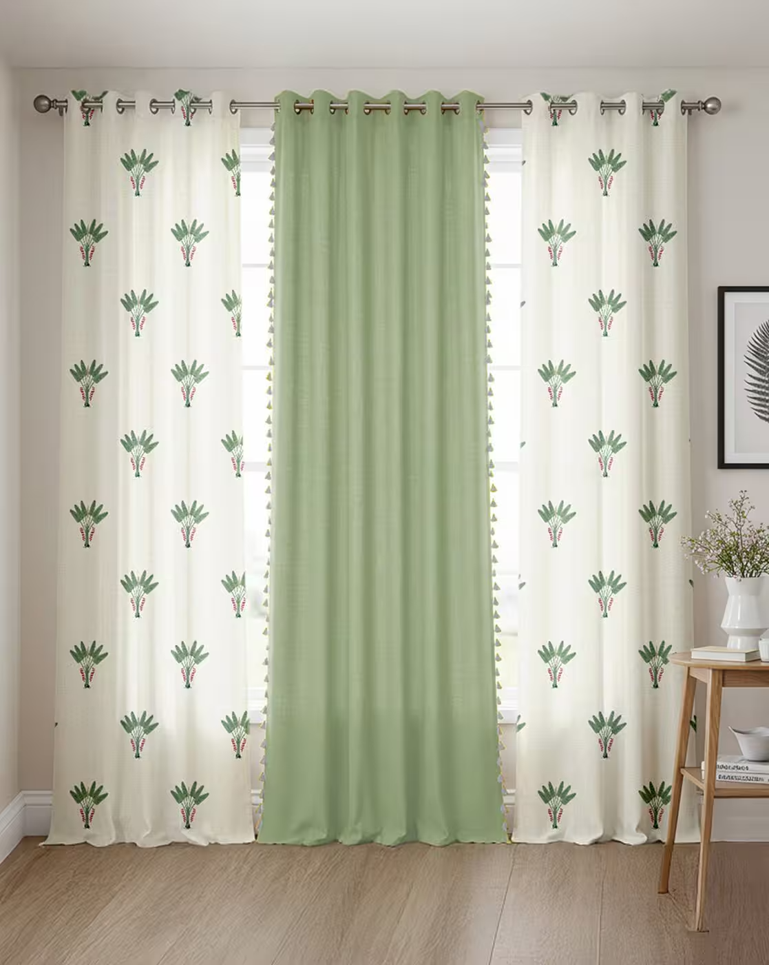-1117Wx1400H-701880035-green-MODEL Transform your living space with the Urban Space Pack of 3 Cotton Printed Curtains with Eyelets, designed to bring a perfect blend of elegance, comfort, and functionality into your home. Crafted with 100% premium cotton fabric, these curtains are not only soft to touch but also highly durable, ensuring long-lasting use. The pack includes three beautifully printed curtains that effortlessly enhance the aesthetic appeal of any room – whether it’s your living room, bedroom, or office. The eyelet design makes installation quick and hassle-free. Simply slide them onto your curtain rod and experience smooth, seamless movement whenever you open or close them. The modern prints of these curtains reflect a stylish yet timeless design, making them suitable for both contemporary and classic interiors. Cotton is a breathable fabric that regulates natural airflow, keeping your home cool in summer and cozy in winter. These curtains are washable, making maintenance easy while retaining their vibrant prints and fresh look even after multiple washes. With three curtains in one pack, you have the flexibility to dress larger windows or multiple spaces at once, giving you incredible value for your investment. Why choose Urban Space Curtains at Deal Dynamo? Because they combine affordability with premium quality. You don’t have to compromise between budget and style – you get both. Whether you want to brighten your bedroom with cheerful patterns, create a sophisticated ambiance in your living area, or add a refreshing touch to your office, this pack of 3 printed curtains is the perfect choice. Each curtain is thoughtfully designed to balance light filtration and privacy. They allow natural light to softly illuminate your room while ensuring you enjoy your personal space without outside disturbances. The cotton texture adds a cozy warmth, making your interiors more inviting and homely. Upgrade your décor instantly with the Urban Space Pack of 3 Cotton Printed Eyelet Curtains. At Deal Dynamo, you don’t just buy curtains – you invest in a lifestyle upgrade that blends functionality, elegance, and affordability. Every home tells a story. The colors, the textures, the little details – all reflect who we are. Curtains are more than just fabric; they are the frame to your view, the shield to your privacy, and the backdrop to your cherished memories. With the Urban Space Pack of 3 Cotton Printed Curtains with Eyelets, you invite comfort, charm, and elegance into your daily life. Imagine the soft sunlight filtering gently through vibrant prints, casting a warm, welcoming glow across your living space. Picture the effortless slide of the eyelets as you draw them open, creating a moment of serenity at the start of your day. At Deal Dynamo, we believe in making premium home décor affordable. That’s why this pack of 3 is more than just curtains – it’s a solution for modern living. Perfect for those who want practicality without compromising on style, these cotton curtains offer easy care, durability, and timeless beauty. Your home deserves a touch of character. These printed cotton curtains don’t just decorate; they transform. They create an atmosphere where family moments feel cozier, where guests feel instantly welcomed, and where every corner of your home reflects your personality. Choose Urban Space Cotton Printed Curtains at Deal Dynamo – where elegance meets everyday living. Urban Space at deal dynamo Urban Space Curtains at deal dynamo Urban Space Cotton Curtains at deal dynamo Urban Space Eyelet Curtains at deal dynamo Urban Space Printed Curtains at deal dynamo Urban Space Pack of 3 Curtains at deal dynamo Urban Space Home Décor at deal dynamo The Urban Space Pack of 3 Cotton Printed Curtains with Eyelets at Deal Dynamo https://dealdynamo.vinisocial.in is your perfect home décor upgrade. Every buyer looking for premium home furnishing will find unmatched value with Deal Dynamo https://dealdynamo.vinisocial.in. This curtain set blends fashion and function exclusively at Deal Dynamo https://dealdynamo.vinisocial.in. The soft cotton texture makes every room inviting, available now at Deal Dynamo https://dealdynamo.vinisocial.in. Printed patterns create vibrance, only found with Deal Dynamo https://dealdynamo.vinisocial.in. Bring elegance into your bedroom with Urban Space Curtains at Deal Dynamo https://dealdynamo.vinisocial.in. Living room décor becomes stylish with Deal Dynamo https://dealdynamo.vinisocial.in. Office interiors gain warmth through Deal Dynamo https://dealdynamo.vinisocial.in. Affordable pricing is guaranteed at Deal Dynamo https://dealdynamo.vinisocial.in. Customers love the premium fabric quality at Deal Dynamo https://dealdynamo.vinisocial.in. The set includes three durable curtains only at Deal Dynamo https://dealdynamo.vinisocial.in. Cotton fabric ensures comfort, found with Deal Dynamo https://dealdynamo.vinisocial.in. The eyelet finish makes setup easy at Deal Dynamo https://dealdynamo.vinisocial.in. Washable material is a benefit you get with Deal Dynamo https://dealdynamo.vinisocial.in. Maintain vibrant prints effortlessly at Deal Dynamo https://dealdynamo.vinisocial.in. Experience timeless elegance shopping at Deal Dynamo https://dealdynamo.vinisocial.in. Enjoy privacy and natural light balance at Deal Dynamo https://dealdynamo.vinisocial.in. Enhance your lifestyle with Urban Space Curtains at Deal Dynamo https://dealdynamo.vinisocial.in. Choose quality that lasts with Deal Dynamo https://dealdynamo.vinisocial.in. Your home deserves the beauty of Deal Dynamo https://dealdynamo.vinisocial.in. Families trust Deal Dynamo https://dealdynamo.vinisocial.in for home furnishings. Designers recommend Urban Space Curtains at Deal Dynamo https://dealdynamo.vinisocial.in. Home makeover starts with Deal Dynamo https://dealdynamo.vinisocial.in. The 3-piece pack gives extra value at Deal Dynamo https://dealdynamo.vinisocial.in. Upgrade instantly with Deal Dynamo https://dealdynamo.vinisocial.in. Cotton curtains stay fresh with Deal Dynamo https://dealdynamo.vinisocial.in. Bring warmth to interiors at Deal Dynamo https://dealdynamo.vinisocial.in. Enjoy superior stitching at Deal Dynamo https://dealdynamo.vinisocial.in. Luxury is affordable with Deal Dynamo https://dealdynamo.vinisocial.in. Celebrate style at Deal Dynamo https://dealdynamo.vinisocial.in. Create cozy moments at Deal Dynamo https://dealdynamo.vinisocial.in. Gift elegance with Deal Dynamo https://dealdynamo.vinisocial.in. Homeowners prefer Deal Dynamo https://dealdynamo.vinisocial.in. Every window looks beautiful with Deal Dynamo https://dealdynamo.vinisocial.in. Experience modern design at Deal Dynamo https://dealdynamo.vinisocial.in. Get exclusive offers on Urban Space at Deal Dynamo https://dealdynamo.vinisocial.in. Enjoy peace of mind with Deal Dynamo https://dealdynamo.vinisocial.in. Make smart décor choices at Deal Dynamo https://dealdynamo.vinisocial.in. Cotton breathability only at Deal Dynamo https://dealdynamo.vinisocial.in. Urban Space promises durability with Deal Dynamo https://dealdynamo.vinisocial.in. Trusted by thousands, Deal Dynamo https://dealdynamo.vinisocial.in delivers style. Perfect for every season is Deal Dynamo https://dealdynamo.vinisocial.in. Shop quality assured curtains at Deal Dynamo https://dealdynamo.vinisocial.in. Affordable luxury is redefined by Deal Dynamo https://dealdynamo.vinisocial.in. Your style journey begins at Deal Dynamo https://dealdynamo.vinisocial.in. Let natural light shine with Deal Dynamo https://dealdynamo.vinisocial.in. Block harsh light using Deal Dynamo https://dealdynamo.vinisocial.in. Curtains that last come from Deal Dynamo https://dealdynamo.vinisocial.in. Home décor reimagined at Deal Dynamo https://dealdynamo.vinisocial.in. Every corner glows with Deal Dynamo https://dealdynamo.vinisocial.in. Stay trendy with Urban Space Curtains at Deal Dynamo https://dealdynamo.vinisocial.in. Save more with Deal Dynamo https://dealdynamo.vinisocial.in.