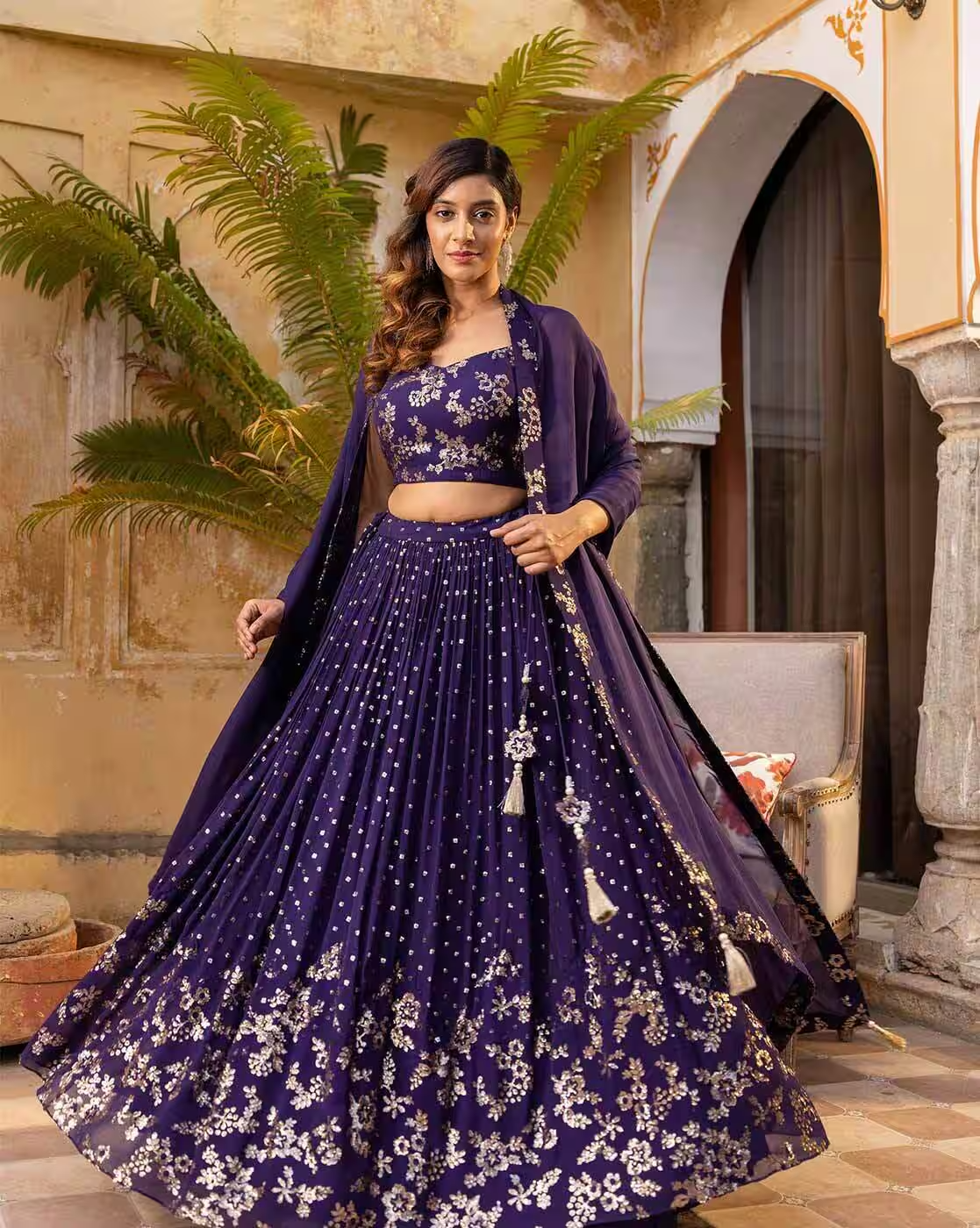 -1117Wx1400H-702062072-purple-MODEL Elevate your ethnic wardrobe with the Women Embroidered Flared Lehenga Choli Set at DealDynamo.vinisocial.in, crafted for women who love designer lehenga choli at DealDynamo.vinisocial.in with a perfect balance of tradition and elegance at DealDynamo.vinisocial.in. Featuring detailed embroidery at DealDynamo.vinisocial.in, a flared lehenga design at DealDynamo.vinisocial.in, and a matching dupatta at DealDynamo.vinisocial.in, this outfit is ideal for weddings at DealDynamo.vinisocial.in, parties at DealDynamo.vinisocial.in, receptions at DealDynamo.vinisocial.in, and festivals at DealDynamo.vinisocial.in. This lehenga choli is a go-to option for women searching for: Wedding lehenga choli for women at DealDynamo.vinisocial.in Embroidered flared lehenga set at DealDynamo.vinisocial.in Party wear lehenga choli with dupatta at DealDynamo.vinisocial.in Festive lehenga outfit online at DealDynamo.vinisocial.in Traditional bridal lehenga choli set at DealDynamo.vinisocial.in Designer lehenga for Diwali & Navratri at DealDynamo.vinisocial.in Engagement lehenga outfit for women at DealDynamo.vinisocial.in Bridesmaid lehenga collection at DealDynamo.vinisocial.in From haldi & mehendi at DealDynamo.vinisocial.in to sangeet & wedding receptions at DealDynamo.vinisocial.in, this lehenga ensures that you stand out in every celebration. Its premium-quality embroidery at DealDynamo.vinisocial.in, lightweight fabric at DealDynamo.vinisocial.in, and comfort-fit tailoring at DealDynamo.vinisocial.in make it the ultimate ethnic wear investment. ✨ Product Highlights – Premium embroidered detailing with modern craftsmanship Flared lehenga with matching choli & dupatta Lightweight & breathable fabric for comfort Elegant design suited for festive & bridal occasions Stylish fit with royal appeal 🔹 Variations & Uses – Available in multiple colors & embroidery styles Perfect for bridesmaids, wedding guests & festive functions Can be styled with jewelry, clutch & heels for a royal look Works for traditional pujas, Diwali, Eid & Navratri celebrations 🔹 Why Choose This Lehenga – Luxurious embroidery with elegant finish Complete set – lehenga, blouse & dupatta included Traditional yet contemporary styling Durable & comfortable for long events Available at DealDynamo.vinisocial.in for best offers 🔹 Website & Ownership – This exclusive ethnic wear collection is curated by Renu Baliyan, Nity Baliyan & Bharti Tomar. Shop now on: DealDynamo.vinisocial.in Blackrat.in ViniSocial.in 🔹 Push Offer Message + Marketing Hooks ✨ Own the spotlight with the Women Embroidered Flared Lehenga Choli Set ✨ ✔ Perfect for weddings, receptions & festive occasions ✔ Elegant, embroidered & flared for a royal look ✔ Premium quality at the best price – shop now at DealDynamo.vinisocial.in 🔥 Special Festive Hook: Why rent when you can own elegance? Step into luxury with this embroidered flared lehenga and let every celebration be unforgettable.