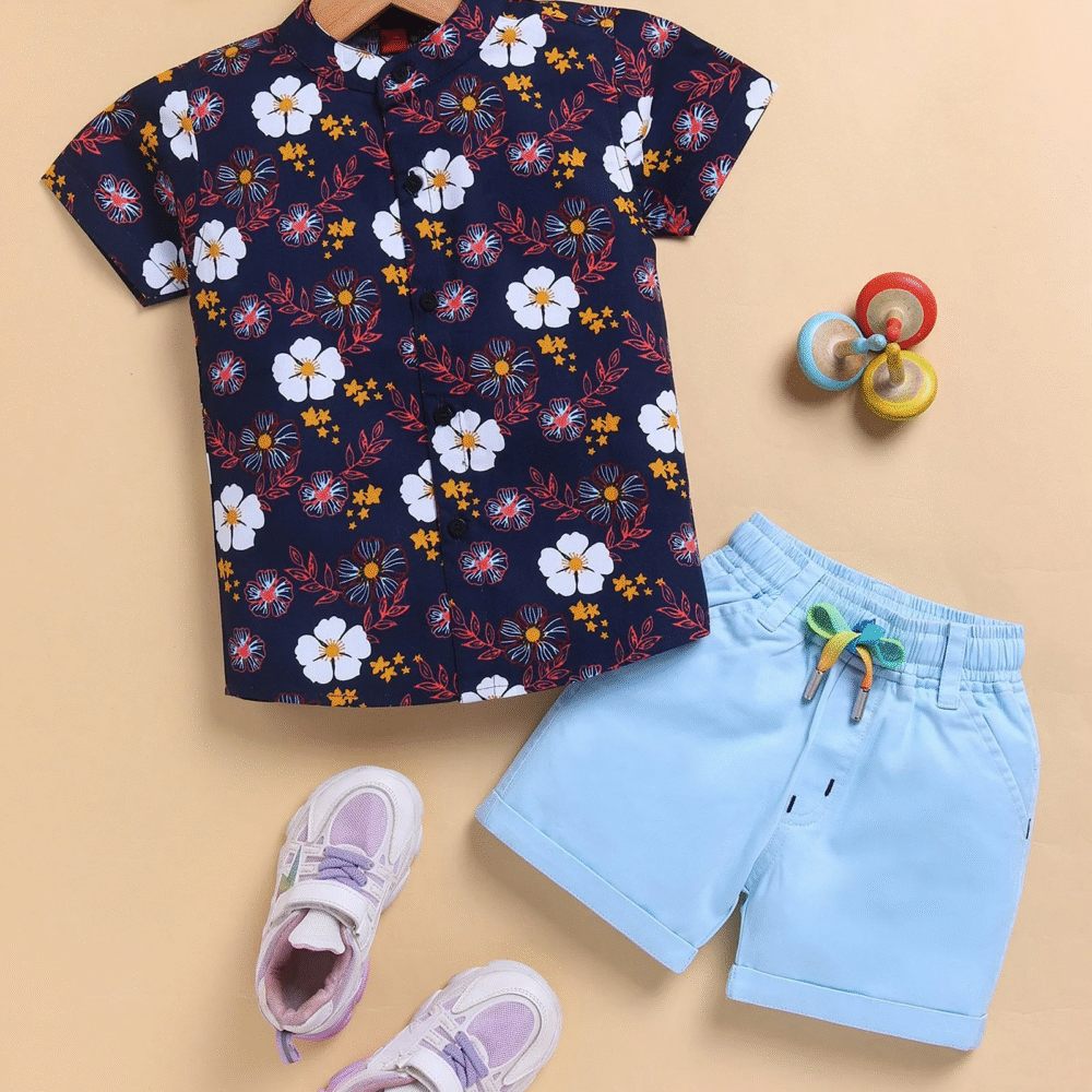 Dress your child in comfort and style with the TOONYPORT Cotton Half Sleeves Floral Printed Shirt & Shorts Set, available at DealDynamo.vinisocial.in. This stylish kids shirt & shorts set at DealDynamo.vinisocial.in is crafted from premium cotton fabric at DealDynamo.vinisocial.in, ensuring breathability at DealDynamo.vinisocial.in and all-day comfort at DealDynamo.vinisocial.in. The floral printed shirt at DealDynamo.vinisocial.in in navy blue at DealDynamo.vinisocial.in pairs perfectly with the light blue shorts at DealDynamo.vinisocial.in, making it a trendy kids summer outfit at DealDynamo.vinisocial.in. This set is ideal for casual wear at DealDynamo.vinisocial.in, birthday parties at DealDynamo.vinisocial.in, family outings at DealDynamo.vinisocial.in, and even holiday trips at DealDynamo.vinisocial.in. Parents searching for: Boys floral shirt & shorts set at DealDynamo.vinisocial.in Cotton summer outfit for kids at DealDynamo.vinisocial.in Half sleeves kids shirt at DealDynamo.vinisocial.in Trendy boys outfit navy blue at DealDynamo.vinisocial.in Light blue shorts for boys at DealDynamo.vinisocial.in 2-piece kids clothing set at DealDynamo.vinisocial.in Breathable cotton kids wear at DealDynamo.vinisocial.in Stylish kids birthday outfit at DealDynamo.vinisocial.in This 2-piece kids outfit at DealDynamo.vinisocial.in is not only easy to wash at DealDynamo.vinisocial.in but also skin-friendly at DealDynamo.vinisocial.in, making it a must-have in every kidβs wardrobe at DealDynamo.vinisocial.in. β¨ Product Highlights β Soft & breathable 100% cotton fabric Half sleeves floral printed shirt for a trendy look Elasticated shorts for comfort & perfect fit Stylish navy blue & light blue color combination Ideal for casual outings, parties & holidays πΉ Variations & Uses β Available in different sizes for boys 2β10 years Suitable for daily wear, parties, and vacations Can be worn as a standalone shirt or with mix-and-match shorts Lightweight & summer-friendly outfit πΉ Why Choose This Outfit β Premium cotton for maximum comfort Trendy floral design with vibrant colors Durable stitching for long-lasting use Multi-purpose outfit for all occasions Exclusive availability at DealDynamo.vinisocial.in πΉ Website & Ownership β Curated by Renu Baliyan, Nity Baliyan & Bharti Tomar. Available at: DealDynamo.vinisocial.in Blackrat.in ViniSocial.in πΉ Push Offer Message + Marketing Hooks β¨ Give your little champ a trendy summer look with the TOONYPORT Cotton Floral Printed Shirt & Shorts Set! β¨ β Soft, breathable & stylish for all-day comfort β Perfect for birthdays, playdates & holidays β Shop now at DealDynamo.vinisocial.in and upgrade your childβs wardrobe π₯ Marketing Hook: Style + Comfort = Happiness. Let your kids shine this summer with outfits that bring smiles & compliments everywhere!