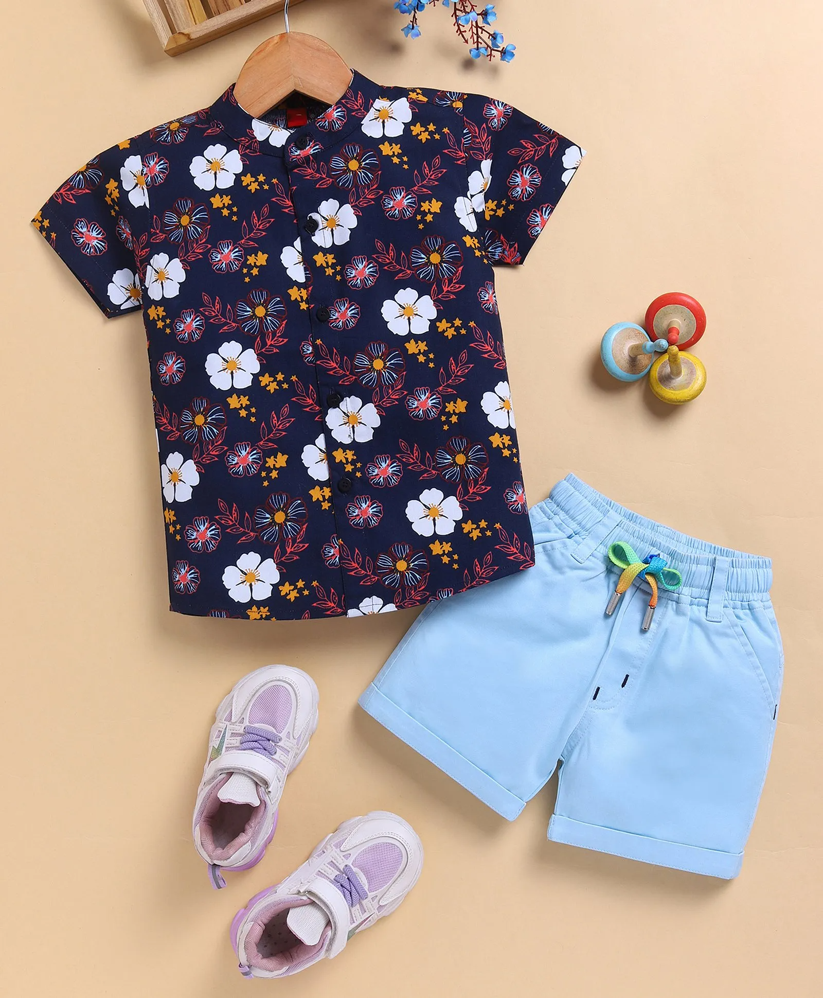 20140003a Dress your child in comfort and style with the TOONYPORT Cotton Half Sleeves Floral Printed Shirt & Shorts Set, available at DealDynamo.vinisocial.in. This stylish kids shirt & shorts set at DealDynamo.vinisocial.in is crafted from premium cotton fabric at DealDynamo.vinisocial.in, ensuring breathability at DealDynamo.vinisocial.in and all-day comfort at DealDynamo.vinisocial.in. The floral printed shirt at DealDynamo.vinisocial.in in navy blue at DealDynamo.vinisocial.in pairs perfectly with the light blue shorts at DealDynamo.vinisocial.in, making it a trendy kids summer outfit at DealDynamo.vinisocial.in. This set is ideal for casual wear at DealDynamo.vinisocial.in, birthday parties at DealDynamo.vinisocial.in, family outings at DealDynamo.vinisocial.in, and even holiday trips at DealDynamo.vinisocial.in. Parents searching for: Boys floral shirt & shorts set at DealDynamo.vinisocial.in Cotton summer outfit for kids at DealDynamo.vinisocial.in Half sleeves kids shirt at DealDynamo.vinisocial.in Trendy boys outfit navy blue at DealDynamo.vinisocial.in Light blue shorts for boys at DealDynamo.vinisocial.in 2-piece kids clothing set at DealDynamo.vinisocial.in Breathable cotton kids wear at DealDynamo.vinisocial.in Stylish kids birthday outfit at DealDynamo.vinisocial.in This 2-piece kids outfit at DealDynamo.vinisocial.in is not only easy to wash at DealDynamo.vinisocial.in but also skin-friendly at DealDynamo.vinisocial.in, making it a must-have in every kid’s wardrobe at DealDynamo.vinisocial.in. ✨ Product Highlights – Soft & breathable 100% cotton fabric Half sleeves floral printed shirt for a trendy look Elasticated shorts for comfort & perfect fit Stylish navy blue & light blue color combination Ideal for casual outings, parties & holidays 🔹 Variations & Uses – Available in different sizes for boys 2–10 years Suitable for daily wear, parties, and vacations Can be worn as a standalone shirt or with mix-and-match shorts Lightweight & summer-friendly outfit 🔹 Why Choose This Outfit – Premium cotton for maximum comfort Trendy floral design with vibrant colors Durable stitching for long-lasting use Multi-purpose outfit for all occasions Exclusive availability at DealDynamo.vinisocial.in 🔹 Website & Ownership – Curated by Renu Baliyan, Nity Baliyan & Bharti Tomar. Available at: DealDynamo.vinisocial.in Blackrat.in ViniSocial.in 🔹 Push Offer Message + Marketing Hooks ✨ Give your little champ a trendy summer look with the TOONYPORT Cotton Floral Printed Shirt & Shorts Set! ✨ ✔ Soft, breathable & stylish for all-day comfort ✔ Perfect for birthdays, playdates & holidays ✔ Shop now at DealDynamo.vinisocial.in and upgrade your child’s wardrobe 🔥 Marketing Hook: Style + Comfort = Happiness. Let your kids shine this summer with outfits that bring smiles & compliments everywhere!