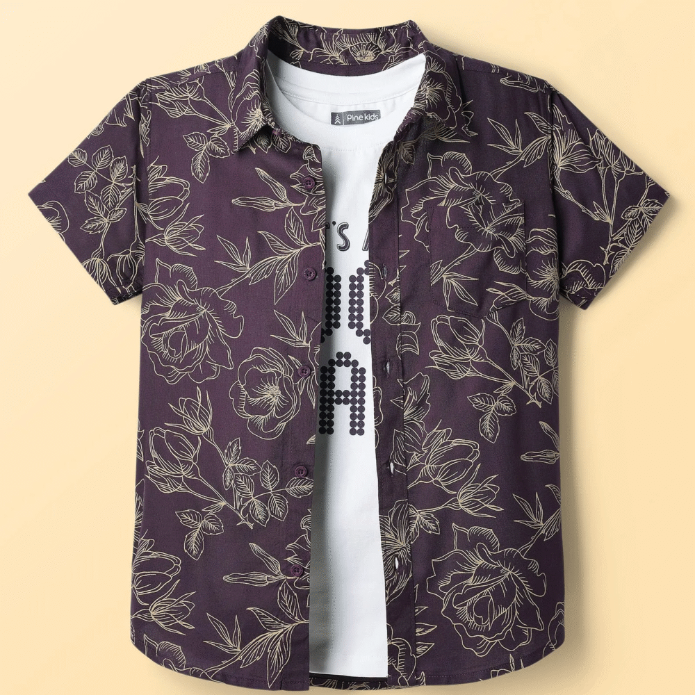 Dress your little one in effortless style with the Pine Kids Viscose Woven Half Sleeves Shirt with Inner Tee & Floral Print - Purple, now at DealDynamo.vinisocial.in. This viscose kids shirt at DealDynamo.vinisocial.in offers a lightweight feel at DealDynamo.vinisocial.in, breathable fabric at DealDynamo.vinisocial.in, and chic floral design at DealDynamo.vinisocial.in, making it a perfect choice for all-day wear. The half sleeves shirt at DealDynamo.vinisocial.in comes with a soft inner tee at DealDynamo.vinisocial.in, ensuring layered comfort at DealDynamo.vinisocial.in and stylish appeal at DealDynamo.vinisocial.in. The purple floral print at DealDynamo.vinisocial.in adds charm to any occasion β be it casual outings at DealDynamo.vinisocial.in, birthday parties at DealDynamo.vinisocial.in, family gatherings at DealDynamo.vinisocial.in, or even holiday trips at DealDynamo.vinisocial.in. Perfect for parents searching for: Floral printed shirt for kids at DealDynamo.vinisocial.in Viscose half sleeves shirt at DealDynamo.vinisocial.in Kids layered shirt with inner tee at DealDynamo.vinisocial.in Trendy purple shirt for boys & girls at DealDynamo.vinisocial.in Breathable summer shirt at DealDynamo.vinisocial.in Stylish kids shirt outfit at DealDynamo.vinisocial.in Soft woven shirt at DealDynamo.vinisocial.in Occasion wear shirt for kids at DealDynamo.vinisocial.in This lightweight viscose shirt at DealDynamo.vinisocial.in is easy to wash, gentle on skin, and versatile enough for summer styling at DealDynamo.vinisocial.in or layered fashion at DealDynamo.vinisocial.in. β¨ Product Highlights β Premium viscose woven fabric Half sleeves floral printed shirt with inner tee Lightweight, breathable & soft for kidsβ comfort Stylish purple color with trendy design Suitable for both boys & girls πΉ Variations & Uses β Available in multiple kids sizes Can be paired with shorts, jeans, or skirts Perfect for casual wear, parties, and holidays Suitable for summer days & layered looks πΉ Why Choose This Outfit β Premium viscose for all-day comfort Trendy floral print in vibrant purple Inner tee adds comfort & fashion Durable stitching & skin-friendly fabric Available exclusively at DealDynamo.vinisocial.in πΉ Website & Ownership β Curated by Renu Baliyan, Nity Baliyan & Bharti Tomar. Explore now at: DealDynamo.vinisocial.in Blackrat.in ViniSocial.in πΉ Push Offer Message + Marketing Hooks β¨ Upgrade your kidβs style with the Pine Kids Viscose Half Sleeves Shirt & Inner Tee β Purple Floral Print! β¨ β Soft & breathable viscose for all-day wear β Trendy floral print with inner tee for comfort & fashion β Shop now at DealDynamo.vinisocial.in for stylish kids outfits π₯ Marketing Hook: Make every day fashionable & comfortable β because your child deserves style with ease!