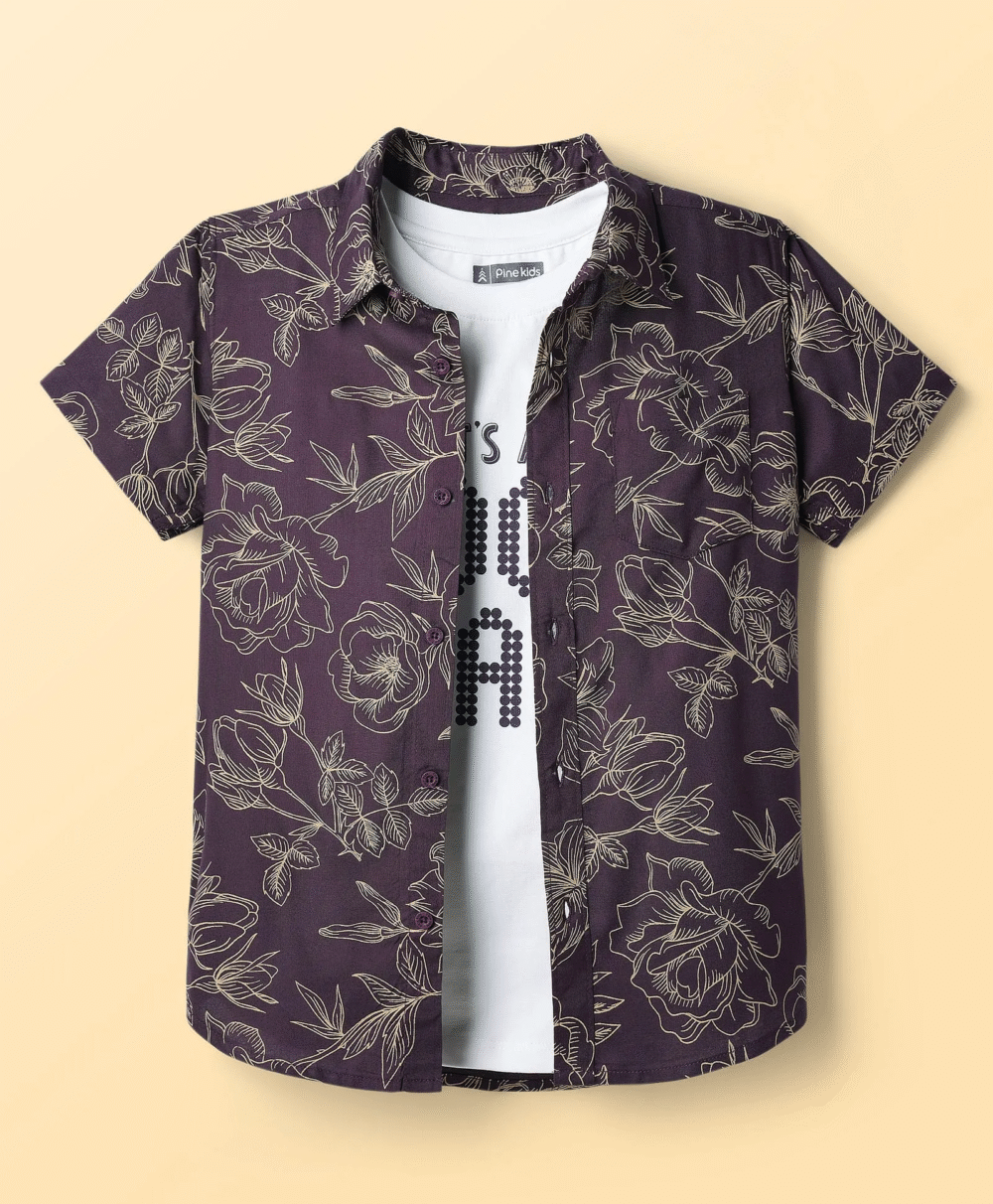 Dress your little one in effortless style with the Pine Kids Viscose Woven Half Sleeves Shirt with Inner Tee & Floral Print - Purple, now at DealDynamo.vinisocial.in. This viscose kids shirt at DealDynamo.vinisocial.in offers a lightweight feel at DealDynamo.vinisocial.in, breathable fabric at DealDynamo.vinisocial.in, and chic floral design at DealDynamo.vinisocial.in, making it a perfect choice for all-day wear. The half sleeves shirt at DealDynamo.vinisocial.in comes with a soft inner tee at DealDynamo.vinisocial.in, ensuring layered comfort at DealDynamo.vinisocial.in and stylish appeal at DealDynamo.vinisocial.in. The purple floral print at DealDynamo.vinisocial.in adds charm to any occasion — be it casual outings at DealDynamo.vinisocial.in, birthday parties at DealDynamo.vinisocial.in, family gatherings at DealDynamo.vinisocial.in, or even holiday trips at DealDynamo.vinisocial.in. Perfect for parents searching for: Floral printed shirt for kids at DealDynamo.vinisocial.in Viscose half sleeves shirt at DealDynamo.vinisocial.in Kids layered shirt with inner tee at DealDynamo.vinisocial.in Trendy purple shirt for boys & girls at DealDynamo.vinisocial.in Breathable summer shirt at DealDynamo.vinisocial.in Stylish kids shirt outfit at DealDynamo.vinisocial.in Soft woven shirt at DealDynamo.vinisocial.in Occasion wear shirt for kids at DealDynamo.vinisocial.in This lightweight viscose shirt at DealDynamo.vinisocial.in is easy to wash, gentle on skin, and versatile enough for summer styling at DealDynamo.vinisocial.in or layered fashion at DealDynamo.vinisocial.in. ✨ Product Highlights – Premium viscose woven fabric Half sleeves floral printed shirt with inner tee Lightweight, breathable & soft for kids’ comfort Stylish purple color with trendy design Suitable for both boys & girls 🔹 Variations & Uses – Available in multiple kids sizes Can be paired with shorts, jeans, or skirts Perfect for casual wear, parties, and holidays Suitable for summer days & layered looks 🔹 Why Choose This Outfit – Premium viscose for all-day comfort Trendy floral print in vibrant purple Inner tee adds comfort & fashion Durable stitching & skin-friendly fabric Available exclusively at DealDynamo.vinisocial.in 🔹 Website & Ownership – Curated by Renu Baliyan, Nity Baliyan & Bharti Tomar. Explore now at: DealDynamo.vinisocial.in Blackrat.in ViniSocial.in 🔹 Push Offer Message + Marketing Hooks ✨ Upgrade your kid’s style with the Pine Kids Viscose Half Sleeves Shirt & Inner Tee – Purple Floral Print! ✨ ✔ Soft & breathable viscose for all-day wear ✔ Trendy floral print with inner tee for comfort & fashion ✔ Shop now at DealDynamo.vinisocial.in for stylish kids outfits 🔥 Marketing Hook: Make every day fashionable & comfortable – because your child deserves style with ease!