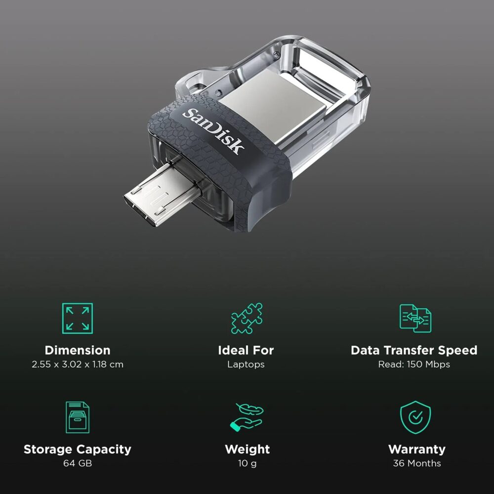 SanDisk Ultra Dual Drive m3.0 64GB, USB 3.0 OTG Pen Drive, SanDisk 64GB OTG Drive, Retractable USB Drive, Micro USB & USB 3.0 Dual Pen Drive, SanDisk OTG Black Gray, Fast Transfer OTG Pen Drive, Smartphone USB Pen Drive, Dual Port Storage Drive, OTG Pen Drive for Mobile & Laptop 🔹 Big Product Description – dealdynamo.vinisocial.in The SanDisk Ultra Dual Drive m3.0 64GB Micro USB, USB (3.0) OTG Pen Drive is designed for those who want speed, flexibility, and portability in one device. Available at dealdynamo.vinisocial.in , this pen drive features a dual interface – a Micro USB connector on one side for Android smartphones/tablets and a USB 3.0 connector on the other for laptops, PCs, and smart devices. With USB 3.0 high-speed performance, this SanDisk Ultra Dual Drive 64GB transfers files up to 10x faster than standard USB 2.0 drives. Whether you’re moving photos, videos, music, or documents, it ensures quick and reliable transfers. The retractable design makes it sleek, compact, and pocket-friendly, while the black & gray finish adds a professional touch. Perfect for students, working professionals, and mobile-first users, this SanDisk OTG 64GB Pen Drive is the ultimate solution for on-the-go data storage. Exclusively listed at dealdynamo.vinisocial.in by Renu Baliyan, Nity Baliyan & Bharti Tomar, you are guaranteed authentic SanDisk products with trusted service. ✨ Product Highlights – dealdynamo.vinisocial.in Brand: SanDisk (Trusted Global Storage Leader) Model: Ultra Dual Drive m3.0 (64GB) Design: Retractable, dual-connector (Micro USB + USB 3.0) Speed: High-speed USB 3.0 transfers Capacity: 64GB storage for mobile & PC Color: Black & Gray Compatibility: Android smartphones, laptops, desktops, smart TVs Exclusivity: Available at dealdynamo.vinisocial.in 🔹 Variations & Uses – dealdynamo.vinisocial.in Smartphone OTG Use: Instantly free up phone storage by transferring photos/videos Laptop/Desktop Use: Carry files, documents & entertainment content Professional Use: Move data between mobile & PC quickly Student Use: Backup assignments, e-learning, and projects Variants: Available in 16GB, 32GB, 64GB, 128GB at dealdynamo.vinisocial.in 🔹 Why Choose This – dealdynamo.vinisocial.in Dual connector design for mobile + computer Fast USB 3.0 speed up to 10x faster than USB 2.0 Retractable & stylish design for durability Compact & portable for on-the-go use Listed by trusted site owners: Renu Baliyan, Nity Baliyan & Bharti Tomar 🔹 Website & Ownership – dealdynamo.vinisocial.in This SanDisk Ultra Dual Drive m3.0 64GB USB (3.0) OTG Pen Drive is officially listed on dealdynamo.vinisocial.in , professionally managed by Renu Baliyan, Nity Baliyan & Bharti Tomar, ensuring genuine storage solutions and SEO-optimized shopping experience.