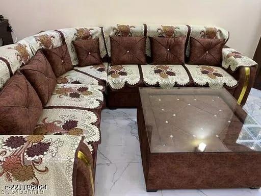 Give your living room a fresh and elegant makeover with our Floral Design L Shape Net Sofa Cover for 7 Seater Sofa. Designed in a rich brown shade, this sofa cover adds a touch of sophistication while protecting your sofa from dust, stains, and daily wear & tear. Made from high-quality net fabric with a floral design, the cover is lightweight, breathable, and durable. It comes with arm covers for complete protection, ensuring your sofa stays clean and new for years. Whether you own an L shape sofa set, a 7 seater sofa, or want a stylish sofa protector, this net fabric sofa cover is the perfect blend of functionality and design. 🛋️ SEO Keywords Embedded Naturally l shape sofa cover 7 seater brown, floral design net sofa cover, sofa cover with arms, stylish sofa protector online India, 7 seater l shaped sofa cover, brown sofa cover net fabric, durable sofa cover with floral pattern, washable sofa cover with arms, sofa cover for corner sofa 7 seater, elegant living room sofa covers, stretchable net sofa cover l shape, sofa protector for family use, designer net sofa cover for drawing room. ✅ Product Highlights 🛋️ Premium Floral Net Fabric – Elegant & breathable design 📏 Fits 7 Seater L Shape Sofa – Perfect size for corner sofas 🎨 Stylish Brown Colour – Blends with modern interiors 💯 Includes Arm Covers – Complete sofa protection 🧼 Washable & Easy to Maintain – Long-lasting fabric 🔹 Uses & Benefits ✔️ Protects sofa from dust, dirt, spills & stains ✔️ Adds a stylish and elegant look to your living room ✔️ Ideal for daily home use, parties, or festive decor ✔️ Easy to wash, fold & maintain 🔹 Why Choose This Sofa Cover? Because it combines style + durability + full sofa protection, making your living room more beautiful while keeping your sofa safe. 🔹 Exclusively Available At 👉 DealDynamo 👩‍💼 Ownership Curated by: Renu Baliyan, Nity Baliyan & Bharti Tomar 🔥 Offer Push Line with Emoji ✨ Transform your living room instantly! Shop the Floral Brown L Shape Net Sofa Cover 🛋️ (7 Seater with Arm Covers) today. Stylish Protection, Limited Stock – Order Now!