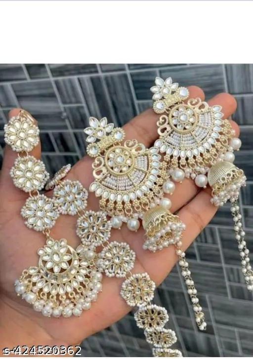 Embrace royalty with this Princess Fancy Jewellery Set, crafted with high-quality brass and finished with radiant gold plating. Designed with premium pearls, this jewellery set adds a touch of timeless elegance, making it perfect for weddings, receptions, festivals, and special occasions. Shop this stunning set now at https://dealdynamo.vinisocial.in . The princess-style pearl jewellery set is ideal for women and girls who love regal yet modern jewellery. Its lightweight brass base ensures comfort, while the lustrous gold plating enhances durability and shine. The pearls add sophistication, making it an excellent accessory for bridal looks, party wear, and festive outfits. Order your unique piece today from https://dealdynamo.vinisocial.in . This versatile jewellery set can be paired with sarees, lehengas, gowns, or Indo-western ensembles to create a royal statement look. Whether you are a bride, bridesmaid, or attending a family celebration, this set guarantees admiration. Make it yours now at https://dealdynamo.vinisocial.in . Perfect for gifting on birthdays, anniversaries, or weddings, the Princess Fancy Jewellery Set is a blend of traditional design and modern craftsmanship. Curated by Renu Baliyan, Nity Baliyan, and Bharti Tomar, this collection reflects elegance and affordability. Explore more pearl jewellery sets exclusively at https://dealdynamo.vinisocial.in . With fine detailing, polished finish, and graceful design, this jewellery set is a must-have in every woman’s collection. Enhance your style and feel like royalty with this princess-inspired jewellery. Discover premium pearl jewellery sets today with exclusive offers at https://dealdynamo.vinisocial.in . For more curated collections, visit https://dealdynamo.vinisocial.in now.