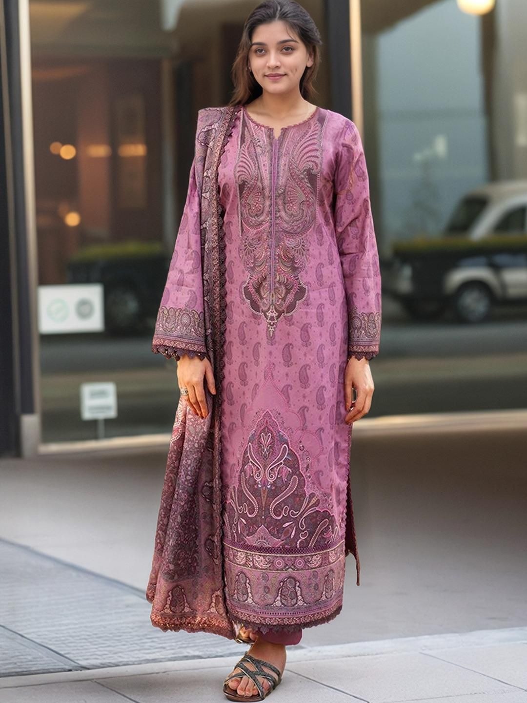 imgi_131_0LRRJsjb_133059e5ecad4eee810c678a1b6ad625 Product Details  Aaghnya Women's Pink Rayon Blend Printed Straight Kurta Set With Dupatta Size & Fit Dupatta length 2.25 metres and Width 0.9 metre Material & Care Fabric: Rayon Blend, Dry Clean Only       Size Front Length (in) To Fit Waist (in) Inseam Length (in) S 46.0 30.0 25.3 M 46.0 32.0 24.8 L 46.0 34.0 24.3 XL 46.0 36.0 23.8 XXL 46.0 38.0 24.3