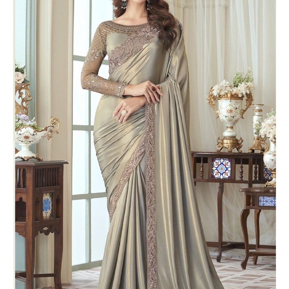 Silk Blend fabric combines luxury with ease of wear. Elegant, lightweight, and versatile β perfect for weddings, parties, and office wear.