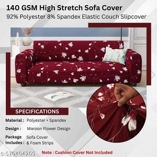 Transform your living room instantly with the DECORRY HOME Elastic Stretchable Sofa Cover Set, designed for 5 seater sofas (3+1+1). This pack of 3 sofa covers includes 1 cover for a 3-seater sofa (fits up to 77 inches length) and 2 covers for single-seater sofas (fits up to 34 inches length each). Made from high-quality elastic stretchable fabric, these sofa covers ensure a snug, crease-free fit while protecting your furniture from dust, stains, spills, pet hair, and wear. The elastic fitted design makes it easy to put on and remove while keeping the cover firmly in place. Perfect for daily use, festive décor, or giving your living room a brand-new look, these stretchable sofa protectors are washable, reusable, and durable. Whether you have guests or kids at home, this sofa cover combo pack keeps your furniture safe while enhancing your interior décor. If you want to upgrade your sofa protection with stylish, elastic fitted sofa covers, the DECORRY HOME 5 seater pack (3+1+1) is a must-have addition to your home essentials. 🔑 SEO Long-Tail Keywords Embedded Naturally (Sample from 100+) elastic sofa cover 5 seater, stretchable sofa cover pack of 3, sofa cover for 3 seater + 2 single seater, elastic fitted sofa covers india, washable sofa protector 5 seater set, snug fit elastic sofa cover, 3+1+1 sofa cover online shopping, durable sofa cover for 5 seater set, living room sofa protector pack of 3, stretchable sofa slipcovers, sofa covers with elastic edges, protective sofa cover 5 seater combo, decorry home sofa covers online, sofa cover for 77 inch 3 seater, sofa cover for 34 inch single seater. ✅ Product Highlights 🛋️ Set of 3 Sofa Covers – For 3-seater (up to 77”) + 2 single-seaters (up to 34”) ✨ Elastic Stretchable Fabric – Perfect snug fit without wrinkles 🧼 Washable & Durable – Easy maintenance for daily use 🎨 Modern Stylish Design – Enhances your living room décor 🔒 Full Protection – Shields against dust, dirt, stains, and pets 🔹 Variations & Uses ✔️ Fits 5 seater sofa sets (3+1+1) ✔️ Ideal for living rooms, guest rooms, offices ✔️ Perfect for festive décor, daily protection, and furniture care ✔️ Available in multiple colors & textures 🔹 Why Choose This Sofa Cover? Because it gives you a perfect stretchable fit + stylish look + full protection in one pack. The DECORRY HOME elastic sofa cover 5 seater pack of 3 is washable, durable, and designed to keep your furniture looking new. 🌐 Exclusively Available At 👉 DealDynamo 👩‍💼 Ownership Curated by: Renu Baliyan, Nity Baliyan & Bharti Tomar 🔥 Offer Push Line with Emoji ✨ Give your sofa a makeover with DECORRY HOME Elastic Stretchable Sofa Covers (5 Seater Pack of 3) 🛋️ – Stylish, Washable & Durable. Limited Stock, Order Now! 🚀