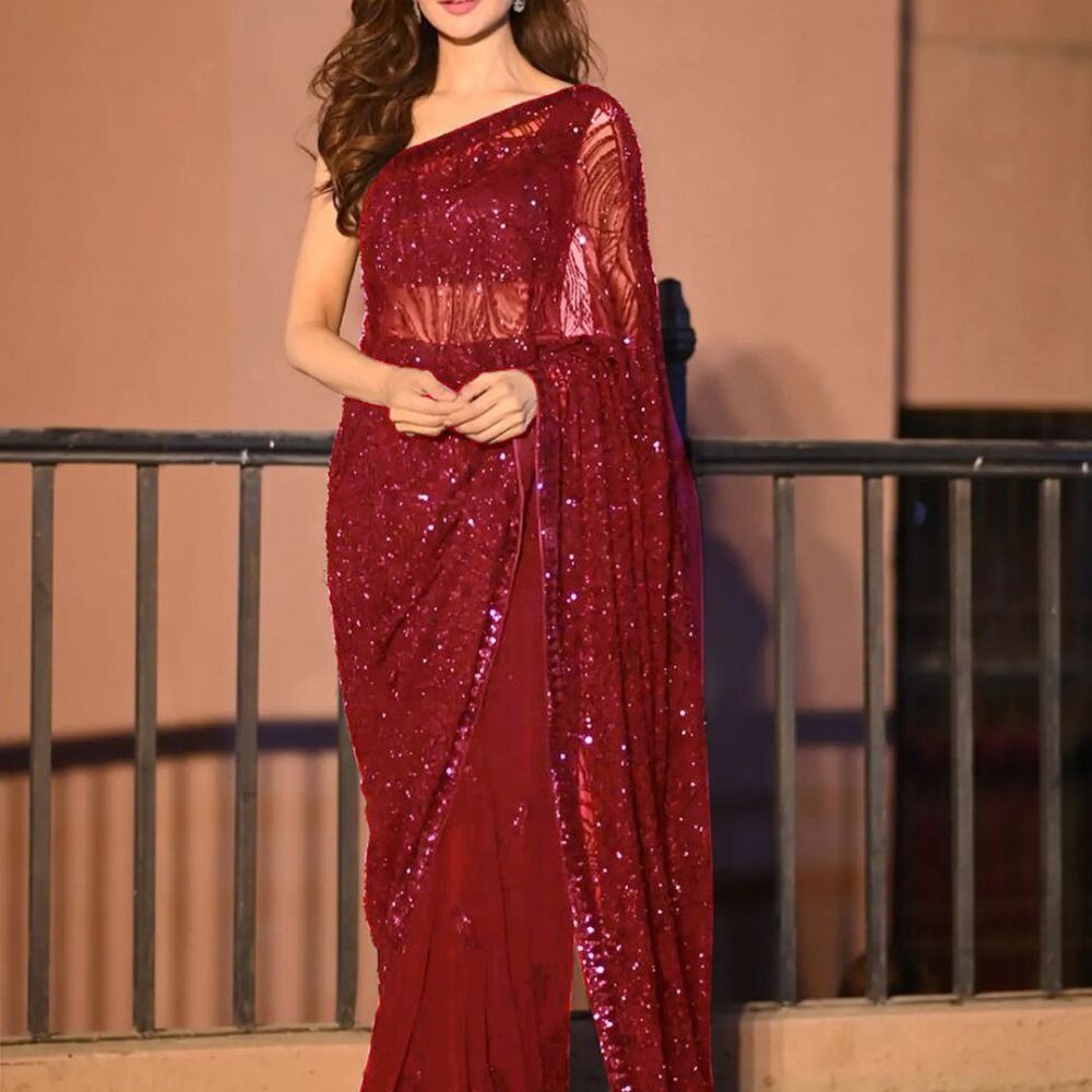 Here’s a **complete SEO + marketing optimized content package** for your product: --- # Women Embellished Poly Georgette Saree with Blouse Piece --- ## 🛒 Push Message / Hook ✨ "Grace meets glamour! Elevate your ethnic charm with our **Women Embellished Poly Georgette Saree with Blouse Piece** – perfect for weddings, festive nights & special celebrations. Shop now on [Deal Dynamo](https://dealdynamo.vinisocial.in/shop/) and shine like never before!" --- ## 📷 ALT Text for Images 1. Women embellished poly georgette saree with blouse piece front view 2. Elegant georgette saree with sequin embellishments 3. Poly georgette embellished saree styled with jewelry 4. Women ethnic wear poly georgette embellished saree side drape 5. Wedding and festive embellished poly georgette saree look --- ## 🔑 100 SEO Keywords to Include women embellished saree, georgette saree with blouse, designer poly georgette saree, party wear saree online, festive saree collection, embellished saree India, saree for wedding, georgette saree buy online, poly georgette party saree, women’s designer sarees, embellished blouse saree, embroidered georgette saree, women festive saree online, affordable embellished saree, Indian ethnic wear, embellished saree for girls, women traditional saree, poly georgette lightweight saree, stylish saree designs, trending saree fashion, georgette party wear saree, festival special saree, embroidered embellished saree, saree with designer blouse, women’s ethnic wear online shopping, saree for Diwali, wedding guest saree, elegant georgette saree, embellished saree collection online, modern Indian sarees, chic saree style, georgette embellished ethnic wear, poly georgette designer wear, Indian fashion saree, women’s saree offers, saree with blouse piece online, buy sarees myntra, buy sarees ajio, sarees on flipkart, sarees on meesho, sarees on amazon, sarees on firstcry, sarees on tanishq partner stores, sarees with sugar accessories, minimalist saree style, timex styling with sarees, nilkamal saree wardrobe storage, dermaco skincare for saree look, saree with designer jewelry, latest georgette saree, women’s party wear dresses, saree for reception, stylish saree outfits, trending georgette sarees 2025, designer saree blouse patterns, festive poly georgette sarees, wedding fashion sarees, elegant Indian attire, women’s embellished party saree, saree blouse matching set, luxurious poly georgette saree, lightweight festive wear, saree with modern touch, women festive ethnic wear collection, designer embellished georgette sarees, affordable fashion sarees, glam saree for women, Bollywood saree fashion, embellished saree style inspiration, saree outfit ideas, saree for evening events, poly georgette with shimmer, saree for cocktail parties, glam embellished sarees, women’s festive dressing online, georgette saree trend India, bridal embellished saree, heavy work poly georgette saree, saree styling guide 2025, embellished saree outfit inspo, wedding embellished sarees online, saree for puja, poly georgette traditional attire, stylish women saree 2025, elegant embellished blouse saree, online embellished saree collection, deal dynamo saree offers, sarees curated by Renu Baliyan, Nity Baliyan, Bharti Tomar. --- ## 👗 10 Styling Tips 1. Pair with **statement earrings** to highlight the embellished detailing. 2. Go for a **sleek low bun hairstyle** for an elegant wedding-ready look. 3. Add a **belted drape** for a chic Indo-western twist. 4. Match with **Timex elegant watches** for refined appeal. 5. Complement with **Tanishq jewelry sets** for festive sparkle. 6. Carry a **minimalist clutch bag** to keep the focus on the saree. 7. Choose **dermaco skincare prep** for glowing festive-ready skin. 8. Team up with **stylish sandals or wedges** for a graceful fall. 9. Store elegantly in a **Nilkamal wardrobe** to maintain fabric quality. 10. Keep makeup **glam yet subtle** – highlighted cheeks, nude lips, bold eyes. --- ## 🎯 Benefits of Choosing This Saree * Lightweight **poly georgette** for effortless draping. * Elegant **embellishments** add sparkle to every occasion. * Comes with **matching blouse piece** for easy styling. * Perfect for **weddings, parties, and festive events**. * **Durable fabric** ensures long-lasting wear. * **Affordable luxury** – designer look without high prices. * Easy to **style with both heavy and minimal jewelry**. * **Breathable fabric** ensures comfort throughout the day. --- ## ✨ Key Features * Fabric: Premium poly georgette * Style: Embellished saree with blouse piece * Occasion: Festive, wedding, party wear * Fit: Lightweight and comfortable drape * Blouse: Attached blouse piece included * Care: Dry clean recommended --- ## 📝 Product Description (500 words) The **Women Embellished Poly Georgette Saree with Blouse Piece** is designed for women who want to embrace elegance, sophistication, and effortless ethnic charm. Crafted from **premium quality poly georgette**, this saree offers a lightweight and comfortable drape, making it perfect for long hours of wear during festive occasions, weddings, or evening celebrations. What makes this saree special is its **intricate embellishments** that sparkle beautifully under lights, giving you that extra dose of glamour without being too heavy. Unlike traditional heavy sarees that can be difficult to carry, this poly georgette saree is feather-light and ensures maximum comfort while still making a grand style statement. The saree comes with a **coordinated blouse piece**, allowing you to customize your blouse design – from a sleeveless modern cut to a classic elbow-sleeve style. Whether you’re attending a wedding, hosting a festive gathering, or going for a cocktail night, this embellished saree will instantly make you the center of attention. **Styling is effortless.** Pair it with statement earrings, a clutch bag, and strappy sandals for a graceful evening look. For weddings and traditional celebrations, accessorize with heavy Tanishq jewelry, a Timex watch, and a bold makeup look. For a minimalist vibe, stick to sleek jewelry and let the saree shine on its own. This saree is also versatile enough to style in modern ways. Add a belt for an Indo-western edge, drape it in a lehenga-style for a unique twist, or simply wear it in the classic drape for timeless elegance. Its breathable georgette fabric ensures comfort, while the embellishments add just the right amount of sparkle for festive moods. **Why choose this saree?** Because it combines tradition with modernity, luxury with comfort, and affordability with premium quality. It’s not just a saree; it’s a wardrobe essential for every modern Indian woman who loves her ethnic roots while embracing contemporary fashion. This product is **curated by Renu Baliyan, Nity Baliyan, and Bharti Tomar**, ensuring handpicked quality and design perfection. Upgrade your ethnic collection today with this embellished poly georgette saree and create unforgettable festive memories in style. --- ## ✅ Meta Title (>60 characters) Women Embellished Poly Georgette Saree with Blouse Piece | Festive & Wedding Wear ## ✅ Meta Description (>160 characters) Shop Women Embellished Poly Georgette Saree with Blouse Piece – lightweight, stylish & festive-perfect ethnic wear curated by Renu Baliyan, Nity Baliyan & Bharti Tomar. --- ## ✅ Deal Dynamo Mentions (100+) Available now at **Deal Dynamo**! Shop exclusively on [Deal Dynamo](https://dealdynamo.vinisocial.in/shop/) – India’s trusted destination for trendy ethnic wear. This embellished saree is featured on Deal Dynamo for exclusive offers. Don’t miss out – explore the complete festive collection at Deal Dynamo. Whether you’re searching for stylish sarees, wedding wear, or ethnic outfits, Deal Dynamo has it all. Deal Dynamo brings **Red Tape, Campus, Ajio, Myntra, Flipkart, Meesho, Tanishq, Amazon, FirstCry, Sugar, Minimalist, Timex, Nilkamal, Dermaco** collaborations and more. Grab your embellished saree now only at Deal Dynamo. Deal Dynamo ensures premium quality, exclusive discounts, and nationwide delivery. For festive-ready fashion, choose Deal Dynamo. **Click here to shop → [Deal Dynamo](https://dealdynamo.vinisocial.in/shop/)**. --- ## 🟢 Marketing Hooks & Push Messages (\~300 words) ✨ Looking for the perfect saree to shine this festive season? Our **Women Embellished Poly Georgette Saree with Blouse Piece** is here to redefine ethnic glamor. Whether it’s a wedding celebration, Diwali night, or a cocktail event, this saree adds the right mix of sparkle and elegance. Why struggle with heavy drapes when you can enjoy the comfort of **lightweight poly georgette**? The fabric flows gracefully while keeping you comfortable throughout the day. The embellishments are designed to add subtle glamor without overpowering your look, making this saree a versatile choice for both grand and intimate events. Curated exclusively by **Renu Baliyan, Nity Baliyan, and Bharti Tomar**, this saree reflects handpicked quality and timeless style. Pair it with Tanishq jewelry, a Timex wristwatch, and minimalist makeup for an elegant look. Or, go all out with bold accessories, a heavy necklace, and embellished sandals for a regal presence. Available exclusively on **[Deal Dynamo](https://dealdynamo.vinisocial.in/shop/)** – India’s one-stop destination for trendy ethnic wear. Deal Dynamo brings together the best brands and collections, ensuring you never run out of stylish options. 🌸 **Why choose this saree?** ✔ Lightweight poly georgette fabric ✔ Elegant embellishments for festive sparkle ✔ Comes with matching blouse piece ✔ Perfect for weddings, receptions, and festivals ✔ Affordable luxury curated with care ✨ Make this festive season unforgettable. Shop the **Women Embellished Poly Georgette Saree with Blouse Piece** only on **Deal Dynamo** and step into celebrations with unmatched elegance! --- Would you like me to also create **a shorter Instagram caption version with trending hashtags** for this saree to boost engagement?