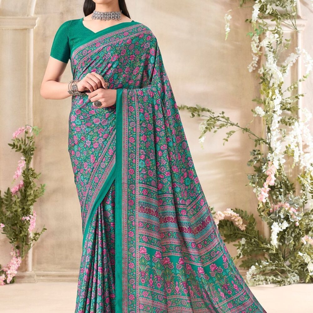 Shop Poly Crepe Saree β lightweight, wrinkle-resistant, and elegant. Perfect for daily wear, office, and parties. Buy online at best prices.