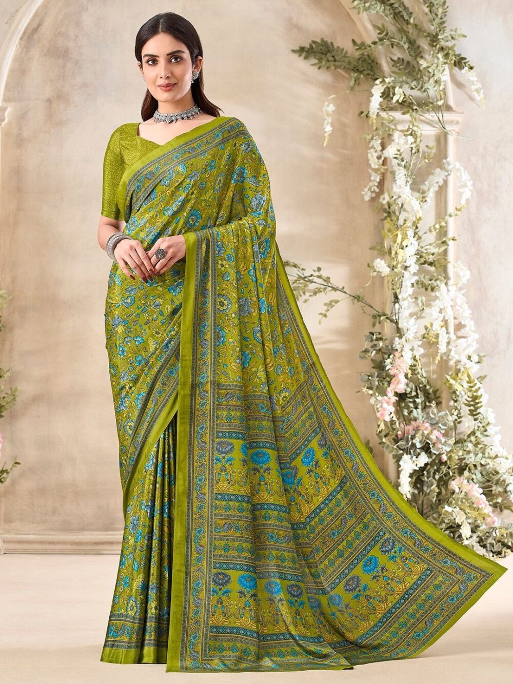Shop Poly Crepe Saree – lightweight, wrinkle-resistant, and elegant. Perfect for daily wear, office, and parties. Buy online at best prices.