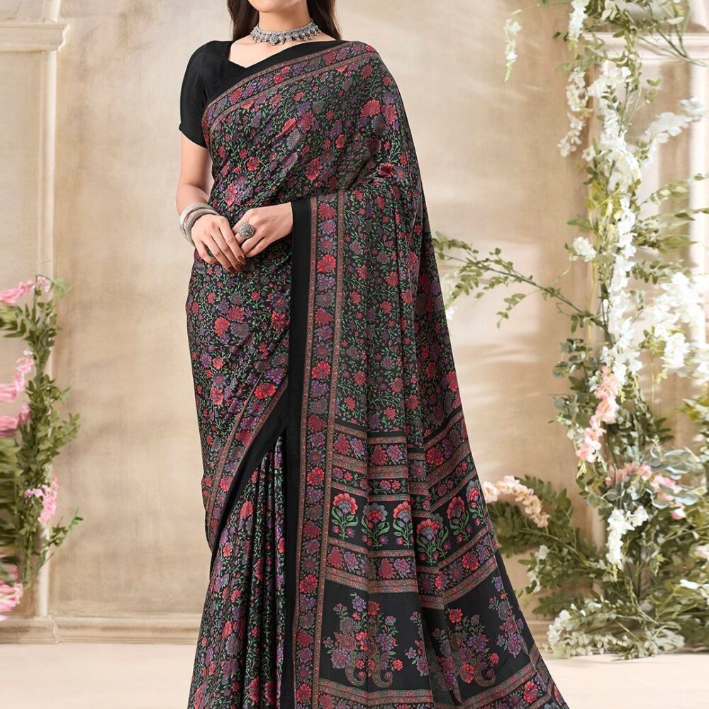 Shop Poly Crepe Saree β lightweight, wrinkle-resistant, and elegant. Perfect for daily wear, office, and parties. Buy online at best prices.