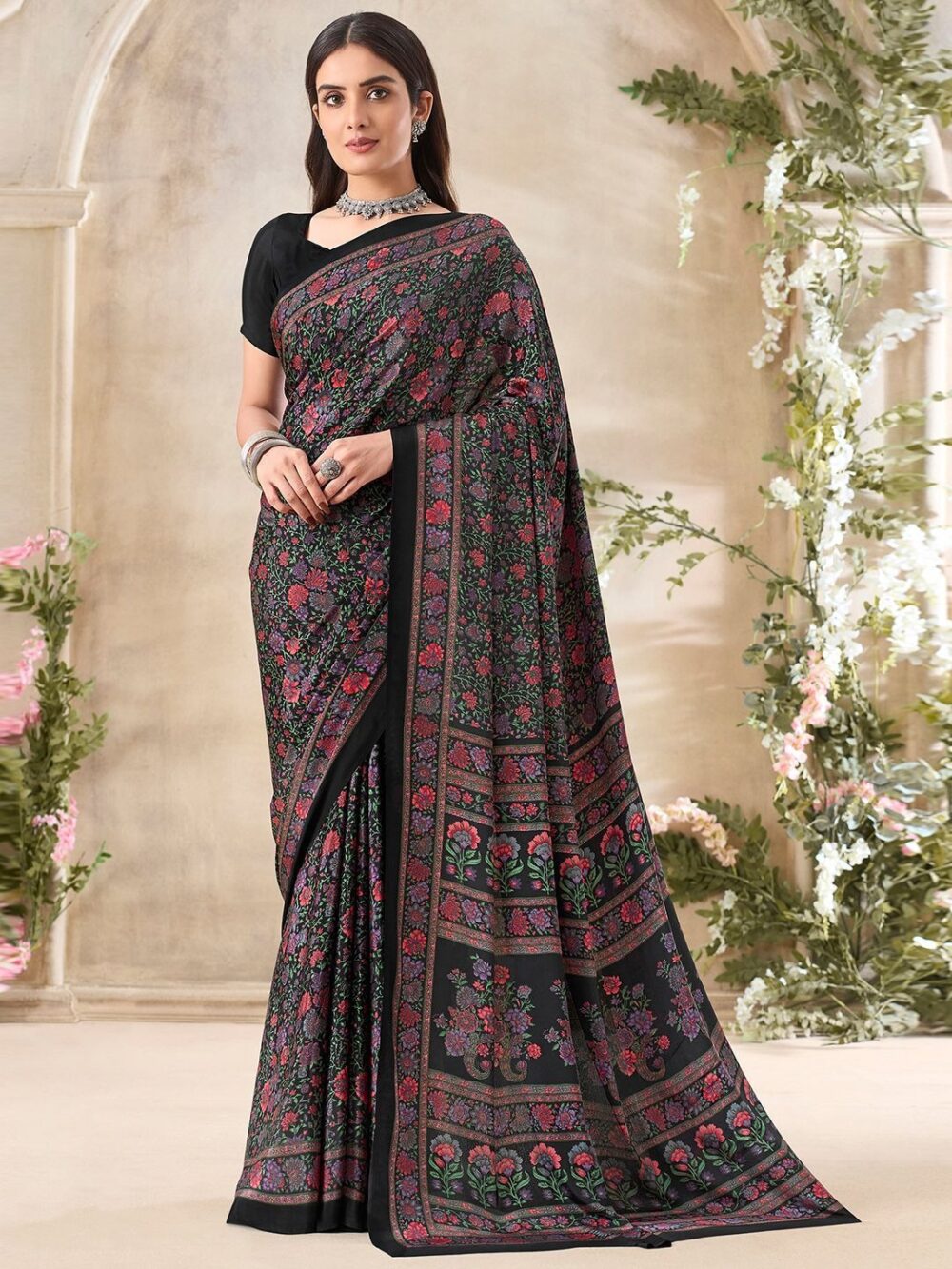Shop Poly Crepe Saree – lightweight, wrinkle-resistant, and elegant. Perfect for daily wear, office, and parties. Buy online at best prices.
