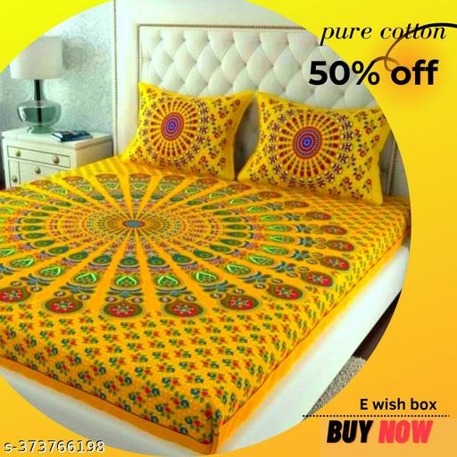 Upgrade your bedroom with this 100% Cotton Double Bed Bedsheet with 2 Pillow Covers, crafted for those who value comfort, elegance, and durability. Made with pure cotton fabric, this breathable and skin-friendly bedsheet ensures a peaceful night’s sleep, especially during hot summers. The double bed size cotton bedsheet fits perfectly, offering a wrinkle-free and soft touch that enhances your sleeping experience. This cotton double bedsheet with matching pillow covers brings a stylish vibe to your room, making it perfect for daily use, festive décor, or gifting purposes. The natural cotton fabric allows for easy wash and long-lasting use, while the vibrant prints and designs give your bedroom a modern, cozy, and welcoming look. Whether you’re searching for best cotton double bed bedsheets online, premium cotton bedsheets with pillow covers India, breathable cotton bedsheet for summer, long-lasting cotton double bedsheet with 2 pillow covers, or pure cotton bedsheet double size washable, this product checks every box. Exclusively available at 👉 https://dealdynamo.vinisocial.in/shop/ , this 100% cotton bedsheet combo is personally curated and managed by Renu Baliyan, Nity Baliyan & Bharti Tomar, ensuring authenticity, premium quality, and trust. ✨ Product Highlights 🛏️ Double Bed Size (100% Cotton) – Perfect fit for modern beds 🌿 Pure Cotton Fabric – Soft, breathable & skin-friendly 🎨 Stylish Prints & Designs – Elevates bedroom aesthetics 💎 Durable & Wrinkle-Free – Easy to wash & long-lasting use 🧺 Includes 2 Matching Pillow Covers 🔹 Variations & Uses Sizes: Single, Double, King Size Cotton Bedsheets Prints: Floral, Traditional, Geometric, Plain Cotton Bedsheets Uses: Everyday Home Use, Summer Bedsheets, Guest Rooms, Wedding Gifts, Housewarming Gifts 🔹 Why Choose This Bedsheet? Unlike synthetic options, this 100% Cotton Double Bedsheet with Pillow Covers is breathable, durable, eco-friendly, and skin-friendly, ensuring a luxury sleep experience with natural comfort. Its premium cotton fabric guarantees wrinkle-free softness and elegant looks for years. 🔹 Website & Ownership Available exclusively at 👉 https://dealdynamo.vinisocial.in/shop/ Curated & listed by Renu Baliyan, Nity Baliyan & Bharti Tomar – ensuring premium quality & trust. 🔥 Offer Push Line with Emoji ✨🛏️ Bring home luxury & comfort with this 100% Cotton Double Bedsheet with 2 Pillow Covers 🌿 Soft, Breathable, Premium Quality! Limited Stock 🚀 Order Now 👉 https://dealdynamo.vinisocial.in/shop/