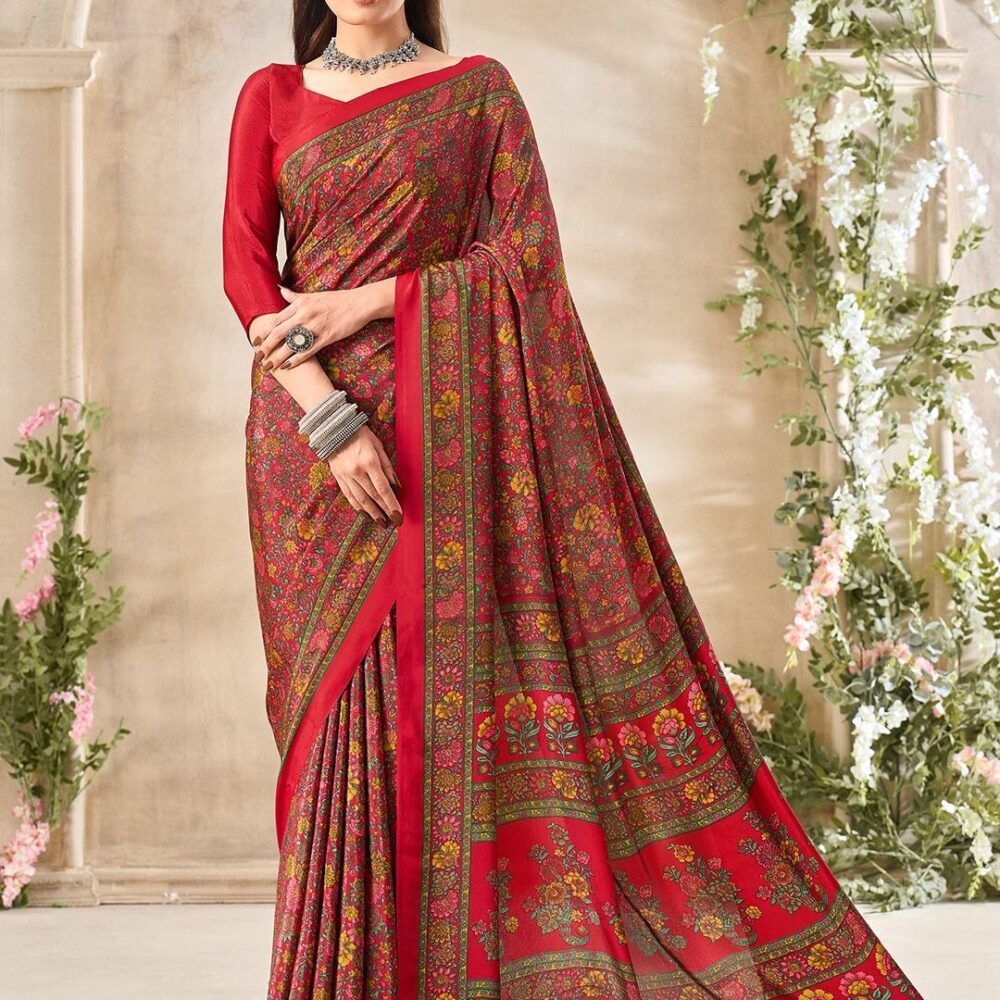 Shop Poly Crepe Saree β lightweight, wrinkle-resistant, and elegant. Perfect for daily wear, office, and parties. Buy online at best prices.