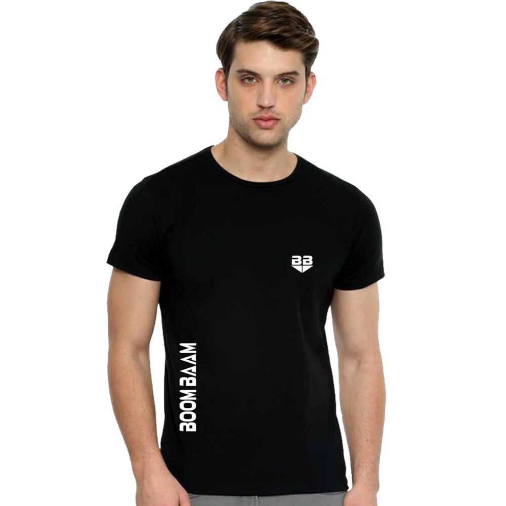 Make a bold fashion statement with this Men’s Black Cotton T-Shirt featuring the BOOMBAAM Logo Print. Designed for modern men who value comfort and style, this T-shirt is made from 100% premium cotton, ensuring it is soft, breathable, and perfect for daily wear. The crew neck and short sleeve design offer a classic, timeless fit, while the signature BOOMBAAM logo print adds a stylish and trendy edge to your look. Ideal for college, office casuals, weekend outings, gym sessions, or travel, this T-shirt pairs effortlessly with jeans, joggers, trousers, and shorts. Perfect for anyone searching for: Men’s black cotton T-shirt with logo print BOOMBAAM printed crew neck T-shirt for men Stylish cotton casual T-shirt for daily wear Short sleeve round neck T-shirt for men Comfortable breathable cotton T-shirt for summer Available now at: blackrat.in | vinisocial.in | dealdynamo.vinisocial.in ✨ Product Highlights – Material: 100% premium cotton (soft & breathable) Design: BOOMBAAM logo print on black base Neck: Classic crew neck design Sleeves: Short sleeves for comfort Fit: Regular fit for daily wear Occasion: Office casuals, college, gym, travel, outings 🔹 Variations & Uses – Perfect for daily wear, gym, college, office casuals, or travel Can be styled with denim jeans, joggers, trousers, or shorts Available in multiple sizes (S, M, L, XL, XXL) Makes a great gift for men who love stylish cotton T-shirts 🔹 Why Choose This T-Shirt – 100% breathable cotton – soft, durable & skin-friendly Trendy BOOMBAAM logo print – stylish & bold statement Classic crew neck & short sleeve – versatile & timeless fit Perfect for all-day wear – lightweight & comfortable Affordable fashion essential – premium look at great value 🔹 Website & Ownership – Curated by Renu Baliyan, Nity Baliyan & Bharti Tomar, available exclusively on blackrat.in , vinisocial.in , dealdynamo.vinisocial.in . 🔹 Push Offer Message ✨ Shop the Men’s Black Cotton BOOMBAAM Logo T-Shirt – Comfortable, stylish & versatile. Limited stock available on blackrat.in | vinisocial.in | dealdynamo.vinisocial.in ✨