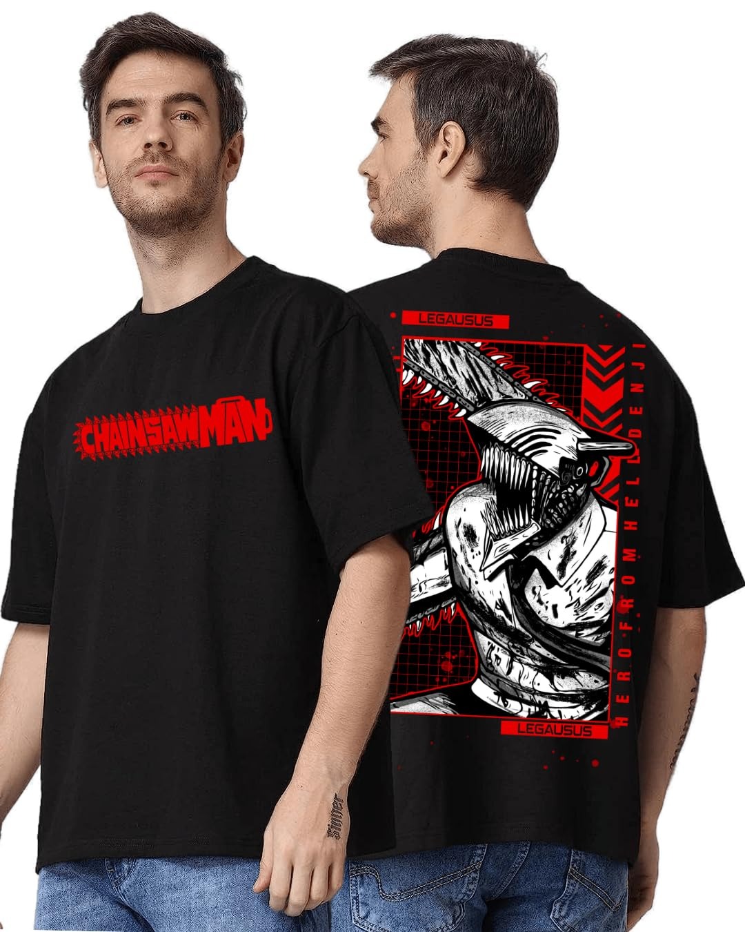 imgi_285_71FxuV2OXcL._SL1350_ Step into the world of anime fashion with the Chainsaw Man Anime Oversized Drop Shoulder Graphic Printed T-Shirt in bold black. Designed for men who love anime streetwear, this oversized anime tee is perfect for both casual outings and trendy street-style looks. Made from premium quality cotton blend fabric, this t-shirt offers breathability, comfort, and durability for all-day wear. The drop shoulder design adds a relaxed, fashionable vibe, making it a must-have piece for anime lovers, streetwear fans, and Gen-Z fashion enthusiasts. The bold Chainsaw Man graphic print stands out against the classic black base, making it a perfect pairing with jeans, cargos, joggers, and shorts. Whether you’re an anime fan attending a comic event, hanging out with friends, or just looking to upgrade your casual oversized wardrobe, this Chainsaw Man anime black t-shirt is your go-to choice. 🔑 SEO Long-Tail Keywords (sample from 100+) chainsaw man anime t-shirt black men, oversized anime drop shoulder t-shirt india, chainsaw man graphic t-shirt for men, anime streetwear t-shirt black oversized, men’s anime cartoon t-shirt india, chainsaw man printed tee streetwear, anime oversized casual black t-shirt, chainsaw man manga graphic tee oversized, anime drop shoulder fashion t-shirt for boys, trendy anime t-shirts for men online. ✅ Product Highlights 🎨 Chainsaw Man Graphic Print – Bold anime-inspired artwork 🧵 Premium Cotton Blend Fabric – Soft, breathable & durable 🖤 Classic Black Oversized Fit – Stylish drop shoulder design 🌆 Streetwear Ready – Perfect for anime, fashion & casual wear 🧼 Easy Care – Machine washable & long-lasting print quality 🔹 Variations & Uses ✔️ Available in multiple anime & manga graphic designs ✔️ Perfect for casual outings, anime events, college & street fashion ✔️ Pair with denim, cargos, joggers, sneakers, or caps for the best look ✔️ Great choice for Chainsaw Man anime fans & collectors 🔹 Why Choose This T-Shirt? Because it’s not just a t-shirt—it’s a statement of anime fandom + fashion. With its oversized drop shoulder fit, premium fabric, and bold Chainsaw Man print, this tee ensures you stand out in comfort and style. 🌐 Exclusively Available At 👉 DealDynamo 👩💼 Ownership Curated by: Renu Baliyan, Nity Baliyan & Bharti Tomar 🔥 Offer Push Line with Emoji ⚡ Flaunt your anime side with the Chainsaw Man Oversized Graphic Tee 👕🔥🖤 – Limited Edition for True Fans. Grab Yours Now Before It’s Gone! 🚀