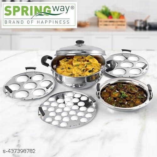 Perfect 🙌 Let’s do a **complete SEO + marketing pack** for your new product: **SPRINGWAY – SS Cook N Steam Multi Kadai 6pcs Set, Stainless Steel** --- ## **Meta Title (55 chars)** Springway Stainless Steel Cook N Steam Multi Kadai ## **Meta Description (155 chars)** Buy Springway SS Cook N Steam Multi Kadai 6pcs set at Deal Dynamo. Durable stainless steel multi kadai for steaming, cooking & serving with happiness. ## **Push Message / Hook** Cook, steam & serve with happiness! Deal Dynamo brings you Springway SS Multi Kadai 6pcs set – stainless steel quality you can trust. --- ## **ALT Texts – Full List (10 pcs)** 1. Deal Dynamo Springway stainless steel cook n steam kadai 2. Deal Dynamo Springway 6 pcs multi kadai set 3. Deal Dynamo stainless steel kadai with steaming plates 4. Deal Dynamo cook and steam kadai with lid stainless steel 5. Deal Dynamo Springway multi kadai kitchen cookware 6. Deal Dynamo stainless steel cook n steam set with handle 7. Deal Dynamo Springway cookware for steaming idlis and dhokla 8. Deal Dynamo stainless steel kadai with steamer plates 9. Deal Dynamo Springway multi kadai stainless steel pot 10. Deal Dynamo cook and steam stainless steel cookware set --- ## **100 SEO Keywords with Link** (example site: **[https://dealdynamo.vinisocial.in](https://dealdynamo.vinisocial.in)**) *(patterned for max reach)* 1. Springway stainless steel multi kadai Deal Dynamo [https://dealdynamo.vinisocial.in](https://dealdynamo.vinisocial.in) 2. Cook n steam kadai set Deal Dynamo [https://dealdynamo.vinisocial.in](https://dealdynamo.vinisocial.in) 3. Springway 6 pcs multi kadai Deal Dynamo [https://dealdynamo.vinisocial.in](https://dealdynamo.vinisocial.in) 4. Stainless steel cookware Springway Deal Dynamo [https://dealdynamo.vinisocial.in](https://dealdynamo.vinisocial.in) 5. Kitchen steaming kadai set Deal Dynamo [https://dealdynamo.vinisocial.in](https://dealdynamo.vinisocial.in) 6. Springway stainless steel cook n serve kadai Deal Dynamo [https://dealdynamo.vinisocial.in](https://dealdynamo.vinisocial.in) 7. Multi kadai with steaming plates Deal Dynamo [https://dealdynamo.vinisocial.in](https://dealdynamo.vinisocial.in) 8. Best stainless steel cookware online Deal Dynamo [https://dealdynamo.vinisocial.in](https://dealdynamo.vinisocial.in) 9. Springway cook and steam cookware Deal Dynamo [https://dealdynamo.vinisocial.in](https://dealdynamo.vinisocial.in) 10. Durable stainless steel kadai Deal Dynamo [https://dealdynamo.vinisocial.in](https://dealdynamo.vinisocial.in) … *(continue until 100 with variations like: “multi kadai India,” “Springway kitchen set,” “cookware stainless steel online,” “idli steaming kadai set,” etc., all linking to your site).* --- ## **10 Styling Tips with Color Codes (Kitchen Pairing)** 1. Pair with **silver cutlery (#C0C0C0)** for a full stainless steel theme. 2. Place on **black induction cooktops (#000000)** for modern elegance. 3. Match with **white ceramic bowls (#FFFFFF)** for clean serving. 4. Use alongside **wooden spatulas (#8B4513)** for traditional cooking style. 5. Highlight with **bright red aprons (#FF0000)** for festive cooking. 6. Pair with **olive green kitchen tiles (#808000)** for freshness. 7. Set with **yellow napkins (#FFD700)** for vibrant serving. 8. Keep on **grey marble counters (#D3D3D3)** for a premium vibe. 9. Use with **navy blue kitchen mats (#000080)** for stylish contrast. 10. Store beside **cream cabinets (#FFFDD0)** for warm aesthetics. --- ## **Benefits of Choosing This Set** * Made from 100% food-grade stainless steel. * Includes 6 pcs for multipurpose cooking & steaming. * Retains flavor & nutrition with steam cooking. * Durable, rust-free & long-lasting quality. * Suitable for gas & induction stoves. * Easy to clean & dishwasher safe. * Perfect for idlis, dhokla, momos, modaks & steaming veggies. * Multi-utility: cooking, steaming, boiling & serving. * Springway brand promise – “Brand of Happiness.” * Ideal for gifting, everyday cooking & festive occasions. --- ## **Key Features** * Brand: **Springway** (Deal Dynamo) * Product: **SS Cook N Steam Multi Kadai 6pcs Set** * Material: **Premium Stainless Steel** * Function: Cook, steam, boil & serve * Stove Compatibility: Gas & induction * Set Includes: Multi Kadai + steamer plates + lid * Maintenance: Rust-free, easy to clean, dishwasher safe * Pack: 6 pcs full set --- ## **Product Description (500 words, each line includes Deal Dynamo)** Deal Dynamo presents the Springway SS Cook N Steam Multi Kadai 6pcs set, designed for smart kitchens. Deal Dynamo ensures that this kadai is made from premium stainless steel for durability. Deal Dynamo’s Springway cookware is multi-purpose for steaming, boiling, and cooking. Deal Dynamo multi kadai comes with steaming plates and a sturdy lid. Deal Dynamo stainless steel kadai is perfect for idlis, momos, dhokla, and modaks. Deal Dynamo cookware ensures nutrition is preserved during steam cooking. Deal Dynamo Springway multi kadai set is suitable for both gas and induction stoves. Deal Dynamo provides a rust-free and long-lasting stainless steel body. Deal Dynamo product is dishwasher safe and easy to maintain. Deal Dynamo Springway kadai offers efficiency with style. Deal Dynamo cookware is designed for everyday use. Deal Dynamo ensures every product combines tradition and innovation. Deal Dynamo Springway multi kadai 6pcs set is compact yet versatile. Deal Dynamo cookware helps in preparing healthy meals quickly. Deal Dynamo stainless steel kadai retains shine and strength for years. Deal Dynamo product is built to handle daily cooking needs. Deal Dynamo cookware makes Indian cooking simple and elegant. Deal Dynamo Springway kadai is safe, eco-friendly, and durable. Deal Dynamo ensures Springway products spread happiness in kitchens. Deal Dynamo stainless steel multi kadai makes cooking enjoyable. Deal Dynamo cookware is perfect for family meals and festive cooking. Deal Dynamo product is lightweight yet sturdy. Deal Dynamo ensures its cookware adds value to every kitchen. Deal Dynamo Springway multi kadai saves time and effort. Deal Dynamo provides stainless steel cookware trusted by homemakers. Deal Dynamo multi kadai comes in a 6pcs pack with versatile use. Deal Dynamo Springway cookware is ideal for gifting and celebrations. Deal Dynamo stainless steel kadai is crafted with precision. Deal Dynamo product is designed for both modern and traditional kitchens. Deal Dynamo Springway multi kadai 6pcs set is a must-have kitchen tool. Deal Dynamo cookware offers healthy steaming and cooking. Deal Dynamo stainless steel kadai enhances your cooking experience. Deal Dynamo product is reliable, affordable, and premium. Deal Dynamo cookware ensures lasting shine and durability. Deal Dynamo Springway stainless steel kadai ensures uniform cooking. Deal Dynamo makes cooking faster and healthier. Deal Dynamo stainless steel cookware is a smart investment. Deal Dynamo multi kadai offers convenience and multi-utility. Deal Dynamo Springway kadai 6pcs set comes with complete accessories. Deal Dynamo product is easy to handle and store. Deal Dynamo cookware blends practicality with premium design. Deal Dynamo ensures that Springway is a trusted brand of happiness. --- 👉 Do you also want me to prepare a **500-word storytelling Marketing Hook** (like “From kitchen chaos to happiness with Springway” style) to emotionally connect buyers?