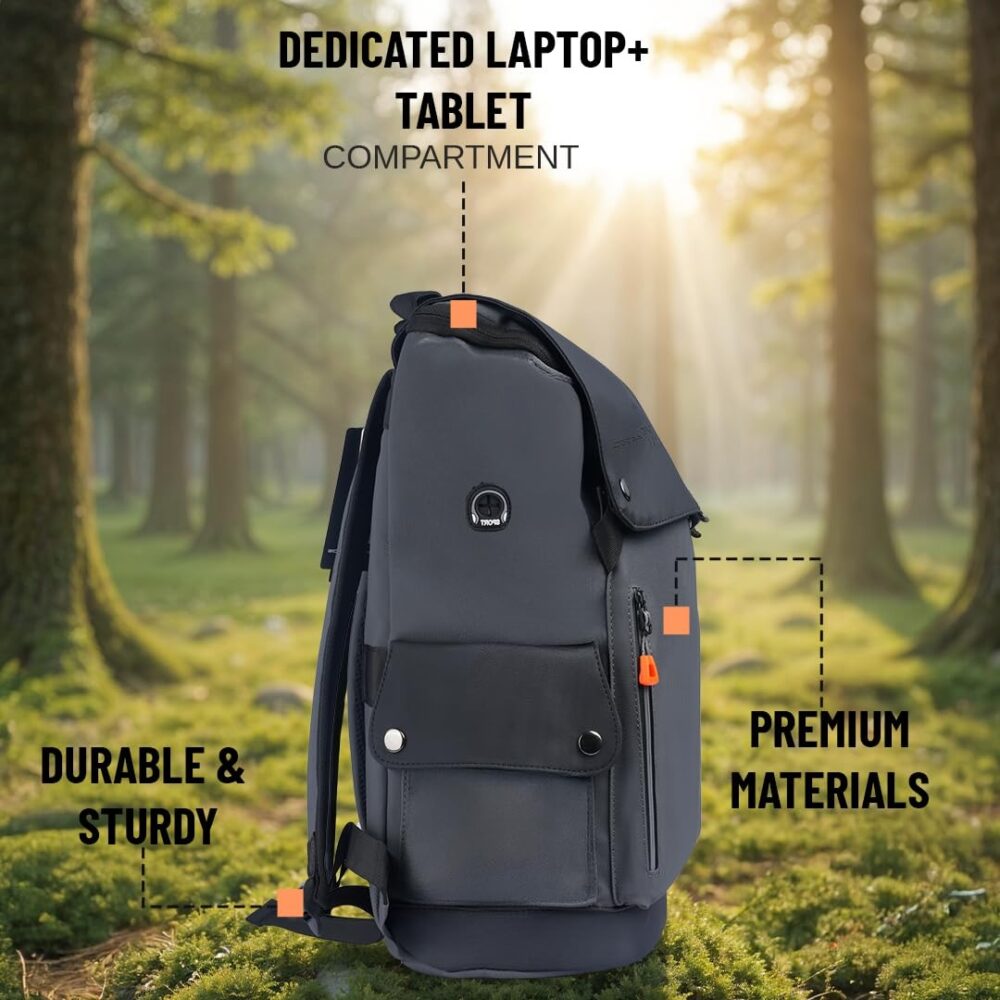 Stay organized and stylish with the PU-1001 Water-Resistant Laptop Backpack for Men – the perfect choice for office, college, and travel. Crafted with durable water-resistant fabric, this laptop bag ensures your gadgets and essentials remain safe and dry in all weather conditions. The dedicated laptop compartment fits laptops up to 15.6 inches, while the multiple spacious compartments allow you to carry books, files, clothes, chargers, and accessories with ease. Its side pockets are perfect for water bottles or umbrellas, and the flap cover design adds an extra layer of protection and style. Designed for professionals, students, and travelers, the PU-1001 backpack comes in an elegant grey color, offering a sleek and modern look. With ergonomic padded straps and lightweight build, it ensures all-day comfort whether you’re heading to work, college, or catching a flight. Best for searches like: PU-1001 water-resistant laptop backpack for men Best 15.6-inch laptop backpack for office & travel Grey laptop bag with side pockets & flap cover Durable laptop backpack for professionals & students Stylish water-resistant laptop backpack India ✨ Product Highlights – Model: PU-1001 Water-Resistant Laptop Backpack Material: Premium water-resistant fabric Laptop Fit: Up to 15.6-inch laptops Compartments: Multiple storage sections + laptop sleeve Extra Features: Side pockets for bottles/umbrella Design: Flap cover for added protection & style Comfort: Lightweight with padded adjustable straps 🔹 Variations & Uses – Perfect for office, school, college, business travel & daily use Fits laptops, tablets, files, books, clothes & travel gear Available in stylish Grey Ideal for working professionals, students & frequent travelers 🔹 Why Choose This Laptop Backpack – Water-resistant material protects belongings in all weather Dedicated laptop sleeve for up to 15.6-inch laptops Side pockets & flap cover for convenience and safety Ergonomic design ensures comfort during long use Stylish, professional & travel-ready design 🔹 Website & Ownership – Brought to you by Renu Baliyan, Nity Baliyan & Bharti Tomar, offering durable, stylish & affordable lifestyle essentials for students and professionals. 🔹 Push Offer Message – 💼 Travel Smart. Work Smart. 💼 Get the PU-1001 Water-Resistant Laptop Backpack for Men today – Spacious, stylish & perfect for 15.6-inch laptops. Limited stock – Order Now!