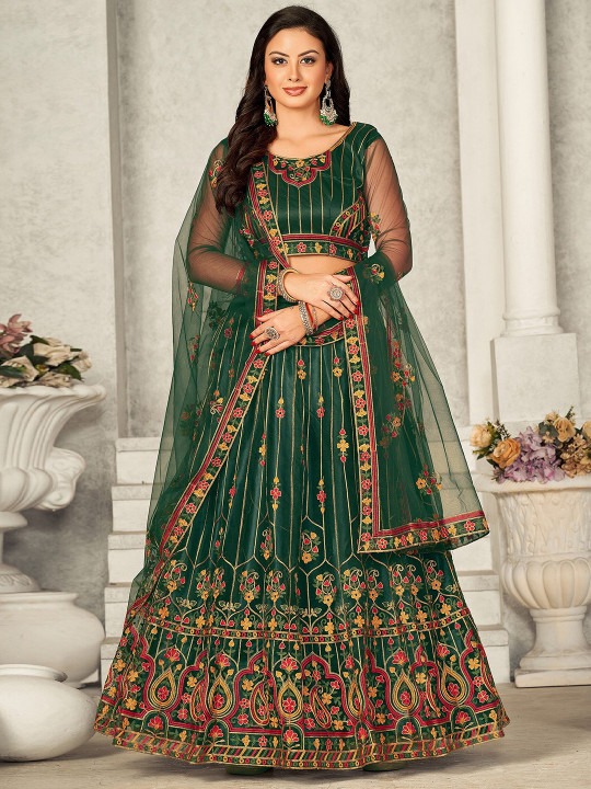 KALINI Embroidered Ready to Wear Lehenga Set