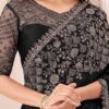 imgi_72_tIjOf9k1_32412926b04944af849a8cbd557c2ad0 Product Details Design Details Black and grey saree Solid saree with embellished border border Has sequinned detail The saree comes with an unstitched blouse piece The blouse worn by the model might be for modelling purpose only. Check the image of the blouse piece to understand how the actual blouse piece looks like. Size & Fit Length: 5.5 metres plus 0.8 metre blouse piece Width: 1.06 metres (approx.) Material & Care Dry Clean