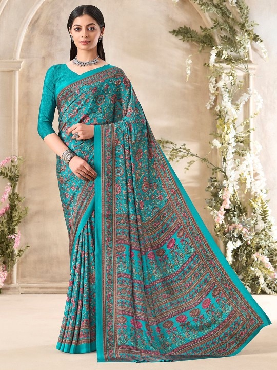 Shop Poly Crepe Saree β lightweight, wrinkle-resistant, and elegant. Perfect for daily wear, office, and parties. Buy online at best prices.