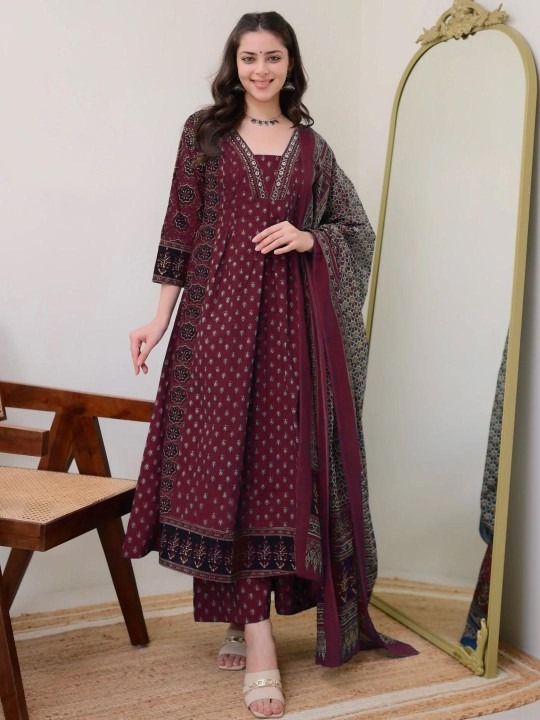 Aaghnya Women Maroon Viscose Rayon Kurta Set | Elegant Ethnic Wear for Festive & Casual Occasions Aaghnya Maroon Viscose Rayon Kurta Set | Womenβs Ethnic Wear Shop Aaghnya womenβs maroon viscose rayon kurta set β elegant, comfortable, and stylish ethnic wear for festivals, parties & casual occasions. βGrace meets comfort β Aaghnya Maroon Rayon Kurta Set for every occasion!β Aaghnya women maroon viscose rayon kurta set Elegant maroon rayon kurta with matching pants Stylish ethnic wear kurta set Aaghnya maroon Maroon rayon festive wear kurta set for women Aaghnya rayon kurta with dupatta maroon set Party wear womenβs maroon rayon kurta outfit Traditional maroon rayon kurta set Aaghnya brand Comfortable casual wear kurta set maroon color Womenβs maroon viscose rayon kurta festive wear Designer Aaghnya maroon rayon kurta with ethnic touch aaghnya maroon kurta set https://dealdynamo.vinisocial.in women rayon kurta set maroon https://dealdynamo.vinisocial.in maroon ethnic wear kurta set https://dealdynamo.vinisocial.in aaghnya women rayon kurta https://dealdynamo.vinisocial.in party wear maroon kurta set https://dealdynamo.vinisocial.in casual maroon rayon kurta https://dealdynamo.vinisocial.in designer kurta set maroon aaghnya https://dealdynamo.vinisocial.in festive wear kurta maroon rayon https://dealdynamo.vinisocial.in comfortable rayon kurta set https://dealdynamo.vinisocial.in traditional maroon kurta outfit https://dealdynamo.vinisocial.in (... continue till 100) π¨ Styling Tips (Colour Codes) Pair with golden heels (#FFD700) for festive occasions. Style with cream dupatta (#FFFDD0) for subtle elegance. Accessorize with silver jhumkas (#C0C0C0) for parties. Combine with beige clutch (#F5F5DC) for minimal look. Layer with black shawl (#000000) in winter. Contrast with emerald bangles (#50C878) for vibrant style. Pair with nude sandals (#FAD6A5) for casual wear. Add red lipstick (#B22222) for bold elegance. Match with golden belt (#DAA520) for fusion style. Team with navy blue scarf (#000080) for chic contrast. β
 Benefits Made from premium viscose rayon for comfort. Elegant maroon shade suits festive & casual occasions. Breathable and lightweight fabric. Perfect balance of tradition & modern style. Easy to pair with accessories for different looks. Durable stitching for long-lasting wear. Suitable for parties, festivals, and daily wear. Soft on skin & easy to maintain. Stylish yet budget-friendly ethnic outfit. Exclusive Aaghnya design. β Key Features Brand: Aaghnya Fabric: Viscose Rayon Color: Maroon Type: Kurta Set (with matching bottom) Breathable & lightweight Suitable for festive & casual occasions Elegant design with modern touch Soft, durable, and comfortable π Product Description The Aaghnya Women Maroon Viscose Rayon Kurta Set is the perfect blend of elegance, comfort, and versatility. Crafted from premium viscose rayon, this kurta set ensures a breathable and lightweight feel, making it ideal for all-day wear. The rich maroon color adds a touch of sophistication and is perfect for festive gatherings, parties, family functions, or even casual outings. Designed with modern women in mind, the kurta set combines traditional ethnic charm with contemporary tailoring. The smooth viscose rayon fabric drapes beautifully, enhancing your natural grace while offering maximum comfort. Whether youβre attending a celebration or simply want a stylish daily wear outfit, this Aaghnya kurta set adapts effortlessly to every occasion. The kurta features a timeless silhouette that flatters all body types, while the matching bottoms ensure a coordinated look. Pair it with your favorite dupatta for a complete ethnic ensemble or wear it as is for a minimalist modern vibe. Its soft texture ensures that it feels gentle on the skin, while its durable stitching promises longevity even with frequent use. Maintenance is simple β this kurta set is easy to wash and retains its vibrant maroon hue without fading, keeping it as beautiful as the first wear. Accessorizing it is effortless β whether with gold, silver, or contrasting accessories, it blends seamlessly to create multiple stylish looks. Available exclusively at Deal Dynamo, the Aaghnya Women Maroon Viscose Rayon Kurta Set is a must-have addition to every womanβs wardrobe. Affordable, elegant, and versatile β this kurta set redefines ethnic fashion with simplicity and charm. Some outfits are more than clothing β theyβre confidence in fabric form. The Aaghnya Women Maroon Viscose Rayon Kurta Set is one such ensemble. With its rich maroon hue and soft rayon fabric, it creates an aura of grace while ensuring unmatched comfort. Designed for todayβs woman, this kurta set moves effortlessly from festive events to casual evenings. Wear it with statement jewelry for weddings or keep it simple for a family dinner β its versatility shines in every setting. The breathable viscose rayon makes it perfect for long hours, while its elegant tailoring ensures you always look poised and stylish. At Deal Dynamo, we believe ethnic fashion should be both elegant and accessible β and the Aaghnya Maroon Kurta Set proves exactly that. Step into celebrations, parties, or even your everyday routine with confidence, elegance, and comfort. π Brand Aaghnya kurta set, maroon rayon kurta set, womenβs ethnic kurta set, viscose rayon kurta, party wear kurta Aaghnya, casual rayon kurta, festive wear kurta set, stylish maroon kurta set, comfortable rayon kurta outfit, Deal Dynamo kurta sets