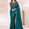imgi_76_Tdu19Izn_dff726aa471f4250a20374d014d4c2e7 Product Details Design Details Black and grey saree Solid saree with embellished border border Has sequinned detail The saree comes with an unstitched blouse piece The blouse worn by the model might be for modelling purpose only. Check the image of the blouse piece to understand how the actual blouse piece looks like. Size & Fit Length: 5.5 metres plus 0.8 metre blouse piece Width: 1.06 metres (approx.) Material & Care Dry Clean