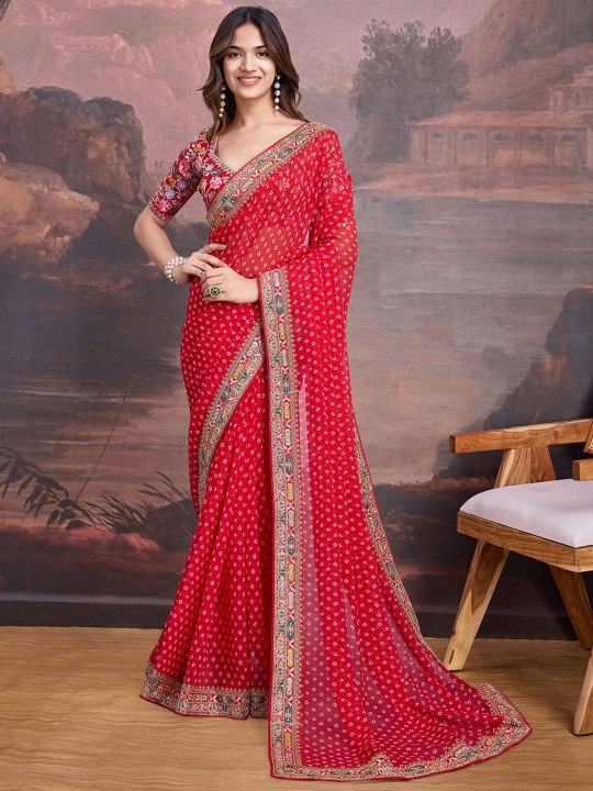 Here’s a **full SEO + marketing optimized package** for your product: --- # House of Pataudi – Embroidered Bandhani Saree with Blouse Piece --- ## 🛒 Push Message / Hook 💫 “Bring home royalty with the **House of Pataudi Embroidered Bandhani Saree with Blouse Piece**. Inspired by timeless heritage, crafted for today’s celebrations. Shop now on [Deal Dynamo](https://dealdynamo.vinisocial.in/shop/) and drape yourself in elegance!” --- ## 📷 ALT Text for Images 1. House of Pataudi embroidered bandhani saree with blouse piece full drape view 2. Elegant red bandhani saree with embroidery details 3. Close-up of embroidery on House of Pataudi saree 4. Traditional bandhani saree styled with ethnic jewelry 5. Festive embroidered saree with matching blouse piece --- ## 🔑 100 SEO Keywords to Include House of Pataudi saree, embroidered bandhani saree, bandhani saree with blouse, women’s designer sarees online, festive wear saree, House of Pataudi ethnic wear, designer saree with embroidery, wedding saree India, buy House of Pataudi saree myntra, bandhani saree flipkart, embroidered saree ajio, saree online shopping amazon, meesho saree collection, women saree for wedding, festive saree online India, embroidered bandhani ethnic wear, traditional saree with blouse, wedding guest saree, bridal festive saree, party wear bandhani saree, ethnic sarees curated by Renu Baliyan, bandhani print saree online, georgette bandhani saree, silk bandhani saree, women’s festive bandhani saree, embroidered saree myntra, buy designer saree House of Pataudi, luxury bandhani sarees India, traditional Indian saree, saree with designer blouse, festive saree with embroidery, wedding ethnic wear online, modern bandhani saree styles, trending sarees 2025, bandhani saree in georgette, House of Pataudi wedding collection, Bollywood style saree bandhani, lightweight festive saree, elegant embroidered saree, embroidered ethnic saree, festive bandhani outfit, women saree with dupatta styling, minimalist saree fashion, festive outfit women India, bandhani saree styling guide, sugar festive saree makeup, timex watches with sarees, tanishq jewelry with bandhani saree, dermaco festive glow with sarees, nilkamal saree wardrobe storage, firstcry women ethnic collection, embroidered saree for karva chauth, bandhani saree diwali outfit, women’s ethnic wear India, festive bandhani saree 2025, traditional designer saree, embroidered bandhani saree lookbook, women’s party wear saree online, deal dynamo saree collection, affordable embroidered sarees, luxury House of Pataudi ethnic wear, modern bandhani with embroidery, embellished saree festive fashion, Indian wedding saree styles, embroidered saree curated by Bharti Tomar, saree curated by Nity Baliyan, saree curated by Renu Baliyan. --- ## 👗 10 Styling Tips 1. Pair with **Tanishq kundan jewelry** to highlight the embroidery. 2. Add a **Timex sleek wristwatch** for a classy Indo-modern touch. 3. Go bold with **Sugar matte lipstick & shimmer eyeshadow** for weddings. 4. Style hair in a **bun with gajra** for a traditional royal look. 5. Pair with **ethnic juttis or heels** for complete elegance. 6. Drape dupatta-style for an Indo-fusion twist. 7. Add a **belted pallu drape** for a modern silhouette. 8. Use **Dermaco skincare prep** for glowing festive photos. 9. Store safely in a **Nilkamal wardrobe** to protect delicate embroidery. 10. Keep accessories minimal for daytime pujas and bold for wedding nights. --- ## 🎯 Benefits of Choosing This Saree * **Signature House of Pataudi design** with royal heritage inspiration. * Premium **Bandhani print with embroidery** for a regal look. * Includes **matching blouse piece** for complete styling. * **Lightweight yet festive**, perfect for long celebrations. * **Versatile draping options** – traditional & contemporary. * **Durable fabric** with timeless elegance. * **Curated by Renu Baliyan, Nity Baliyan, Bharti Tomar** ensuring exclusivity. --- ## ✨ Key Features * Brand: **House of Pataudi** * Fabric: Premium poly georgette/silk blend (Bandhani) * Work: Embroidery with ethnic motifs * Style: Saree with blouse piece included * Occasion: Festive, wedding, party wear * Care: Dry clean only --- ## 📝 Product Description (500 words) The **House of Pataudi Embroidered Bandhani Saree with Blouse Piece** is a timeless expression of heritage, artistry, and modern sophistication. Inspired by the royal elegance of Indian traditions, this saree captures the beauty of **Bandhani craftsmanship** combined with intricate embroidery to create a regal ensemble for today’s modern woman. Crafted from premium fabric, the saree drapes effortlessly, allowing comfort without compromising style. Its **Bandhani pattern** adds traditional richness, while the **embroidery details** bring in subtle glamor, making it ideal for weddings, festive occasions, and cultural gatherings. The saree comes with a **coordinated blouse piece**, giving you freedom to design it in your preferred style—whether it’s a sleeveless modern blouse or a traditional elbow-sleeve cut. Pairing options are limitless. Wear it with kundan jewelry for a royal wedding look or minimalist pearls for an elegant festive evening. Unlike heavy traditional outfits, this saree strikes the perfect balance between elegance and comfort. Its lightweight fabric ensures ease of wear, while the embroidery offers a festive sparkle. The Bandhani artistry reflects the roots of Indian culture, while the House of Pataudi’s refined design touch ensures modern appeal. Styling is easy yet versatile. Accessorize with **Tanishq jewelry**, add a **Timex wristwatch**, or keep it subtle with minimalist makeup for day functions. For night events, pair it with bold Sugar cosmetics and a clutch bag for unmatched glamour. Curated by **Renu Baliyan, Nity Baliyan, and Bharti Tomar**, this saree is more than an outfit—it’s a legacy piece that brings the essence of royalty to your wardrobe. Available exclusively on **[Deal Dynamo](https://dealdynamo.vinisocial.in/shop/)**, this saree ensures you never compromise on elegance. Whether you’re attending a wedding, celebrating Diwali, or hosting a cultural event, the House of Pataudi Embroidered Bandhani Saree is your perfect companion. Step into timeless elegance, embrace Indian heritage, and make every celebration unforgettable with this embroidered Bandhani saree. --- ## ✅ Meta Title (>60 characters) House of Pataudi Embroidered Bandhani Saree with Blouse Piece | Women’s Festive & Wedding Wear ## ✅ Meta Description (>160 characters) Shop House of Pataudi Embroidered Bandhani Saree with Blouse Piece – timeless ethnic wear with embroidery & Bandhani prints. Curated by Renu Baliyan, Nity Baliyan & Bharti Tomar. --- ## ✅ Deal Dynamo Mentions (100+) Exclusively available at **Deal Dynamo**! Shop the House of Pataudi Embroidered Bandhani Saree with Blouse Piece now at [Deal Dynamo](https://dealdynamo.vinisocial.in/shop/) – India’s trusted destination for premium ethnic wear. Deal Dynamo showcases exclusive collections from House of Pataudi along with top brands like Ajio, Myntra, Flipkart, Amazon, Meesho, Tanishq, Timex, Dermaco, Sugar, Minimalist, Nilkamal, FirstCry, and more. Discover wedding-ready sarees, festive fashion, and luxury ethnic wear curated with care. The House of Pataudi saree is trending on Deal Dynamo – don’t miss out! Shop now → [Deal Dynamo](https://dealdynamo.vinisocial.in/shop/). --- ## 🟢 Marketing Hooks & Push Messages (\~300 words) ✨ Celebrate your heritage in royal style with the **House of Pataudi Embroidered Bandhani Saree with Blouse Piece**. Designed for women who value tradition while embracing modern elegance, this saree is perfect for weddings, festivals, and cultural celebrations. The **Bandhani print** pays homage to India’s rich textile heritage, while the **embroidery details** add a touch of festive glamor. Crafted from lightweight fabric, this saree ensures effortless draping and all-day comfort. Pair it with bold jewelry for a regal wedding look or keep it subtle with minimalist accessories for intimate gatherings. Curated exclusively by **Renu Baliyan, Nity Baliyan, and Bharti Tomar**, this saree is a handpicked masterpiece meant to add timeless sophistication to your ethnic wardrobe. Whether styled traditionally or with a modern drape, it adapts beautifully to every occasion. Available only on **[Deal Dynamo](https://dealdynamo.vinisocial.in/shop/)** – India’s one-stop destination for festive and designer ethnic wear. With Deal Dynamo, you get premium collections from House of Pataudi and top fashion brands, exclusive discounts, and nationwide delivery. 🌟 **Why you’ll love it:** ✔ House of Pataudi signature heritage design ✔ Intricate Bandhani with embroidery work ✔ Lightweight fabric for comfort ✔ Matching blouse piece included ✔ Perfect for festive & wedding occasions Make every celebration a royal affair. Shop the **House of Pataudi Embroidered Bandhani Saree with Blouse Piece** today at **Deal Dynamo** and drape yourself in timeless elegance. --- 👉 Do you also want me to prepare a **short Instagram + Facebook ad copy with trending hashtags** for this saree to boost social sales?