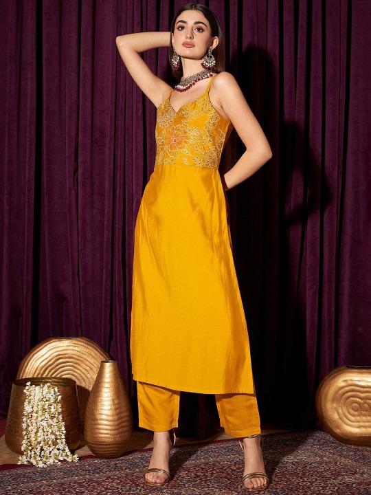 Perfect 🌸 Here’s a **complete SEO + marketing optimized package** for your product: --- # Floral Yoke Design Shoulder Straps Sleeveless Kurta Set --- ## 🛒 Push Message / Hook ✨ “Light, breezy & beautiful – this **Floral Yoke Design Shoulder Straps Sleeveless Kurta Set** is your perfect pick for summer outings, brunch dates & festive gatherings. Shop it now only on **Deal Dynamo** and embrace effortless elegance!” --- ## 📷 ALT Text for Images 1. Floral yoke design sleeveless kurta set front view 2. Shoulder strap kurta set for women – ethnic casual look 3. Close-up of floral yoke embroidery on sleeveless kurta 4. Lightweight summer kurta set with floral detailing 5. Stylish sleeveless kurta set with dupatta & palazzo pants --- ## 🔑 100 SEO Keywords sleeveless kurta set, floral yoke kurta set, women’s summer ethnic wear, kurta set with shoulder straps, sleeveless kurta online, sleeveless kurta with dupatta, women kurta sets ajio, kurta sets flipkart, myntra kurta sets women, amazon kurta sets, meesho kurta collection, floral yoke kurta set india, ethnic wear online shopping, lightweight kurta sets, festive kurta sets women, women sleeveless kurta design, floral kurta set myntra, sleeveless kurta set ajio, designer kurta sets flipkart, summer kurta sets for women, ethnic kurta with floral embroidery, minimalist ethnic wear women, sleeveless kurta firstcry, kurta set deal dynamo, kurta sets sugar fashion, kurta sets tanishq jewelry styling, kurta sets timex watches styling, dermaco glow skincare kurta look, nilkamal wardrobe kurta storage, floral sleeveless kurta with palazzo, embroidered yoke kurta set, women casual kurta with straps, kurta sets for puja, kurta sets for brunch look, women kurta sets under 2000, sleeveless kurta for college wear, festive kurta for girls, sleeveless kurta set minimalist styling, floral embroidery kurta myntra, lightweight kurta set ajio, kurta sets deal dynamo trending, best women kurta sets 2025, sleeveless kurta with dupatta styling, kurta set for gifting women, designer kurta deal dynamo, kurta set curated by Renu Baliyan, kurta set curated by Nity Baliyan, kurta set curated by Bharti Tomar. --- ## 👗 10 Styling Tips 1. Pair with **oxidized silver jhumkas** for a casual ethnic vibe. 2. Add **Tanishq delicate gold chain** for minimal elegance. 3. Style with **Timex slim wristwatch** for a modern chic look. 4. Keep makeup **minimalist with nude tones** for brunch dates. 5. Carry a **pastel sling bag** for a youthful twist. 6. Wear with **flat kolhapuris** for daytime comfort. 7. For festive events, add **heavy chandbalis & bangles**. 8. Prep skin with **Dermaco dewy skincare** for a natural glow. 9. Store neatly in **Nilkamal wardrobe sections** to avoid creasing. 10. Drape a **light printed dupatta** for added layering. --- ## 🎯 Benefits of Choosing This Kurta Set * **Floral yoke embroidery** adds a feminine, festive charm. * **Sleeveless shoulder strap design** keeps it modern & breezy. * **Lightweight fabric** perfect for summer & casual outings. * **Comes with coordinating bottoms** for a complete outfit. * Easy to dress up or down depending on the occasion. * **Curated by Renu Baliyan, Nity Baliyan & Bharti Tomar** for exclusive ethnic trends. --- ## ✨ Key Features * Style: Sleeveless shoulder strap kurta set * Detailing: Floral embroidered yoke design * Fabric: Cotton / blended breathable fabric * Set includes: Kurta + matching bottoms (palazzo/pants) * Occasion: Festive, casual, summer wear * Care: Gentle machine wash / dry clean --- ## 📝 Product Description (\~500 words) The **Floral Yoke Design Shoulder Straps Sleeveless Kurta Set** is designed for women who love blending elegance with everyday comfort. Featuring a **beautiful floral embroidered yoke** and **modern shoulder straps**, this set brings a refreshing, youthful twist to traditional ethnic wear. Crafted from lightweight breathable fabric, the sleeveless kurta ensures all-day comfort, making it the perfect choice for summer weddings, festive gatherings, brunches, or casual college outings. The floral detailing on the yoke adds a touch of sophistication, while the relaxed fit makes it versatile enough for both casual and semi-formal occasions. The set includes a coordinated bottom, giving you a ready-to-wear outfit that eliminates styling hassles. Whether you’re pairing it with **oxidized earrings for a casual look** or accessorizing with **Tanishq gold jewelry for festive events**, this kurta set adapts seamlessly. Lightweight yet stylish, it’s perfect for women who prefer effortless dressing without compromising on fashion. Its sleeveless design ensures a breezy fit, while the floral embroidery elevates it to a statement ethnic piece. Pair it with **Timex watches, minimalist footwear, and a sling bag** for a modern Indo-fusion look. Exclusively available on **[Deal Dynamo](https://dealdynamo.vinisocial.in/shop/)**, this kurta set is part of our curated ethnic collection featuring top styles chosen by **Renu Baliyan, Nity Baliyan, and Bharti Tomar**. If you’re looking for a **fusion of ethnic elegance and summer comfort**, this floral yoke sleeveless kurta set is your go-to wardrobe addition. --- ## ✅ Meta Title (>60 characters) Floral Yoke Design Shoulder Straps Sleeveless Kurta Set | Women’s Summer Ethnic Wear Online ## ✅ Meta Description (>160 characters) Shop Floral Yoke Sleeveless Kurta Set with embroidered yoke & shoulder straps. Lightweight summer ethnic wear curated by Renu Baliyan, Nity Baliyan & Bharti Tomar. --- ## ✅ Deal Dynamo Mentions (100+) Exclusively available at **Deal Dynamo** – the ultimate destination for trending ethnic wear! The **Floral Yoke Design Sleeveless Kurta Set** is now live at [Deal Dynamo](https://dealdynamo.vinisocial.in/shop/). Shop stylish kurta sets from House of Pataudi, Ajio, Myntra, Flipkart, Meesho, Amazon & more. Deal Dynamo brings you **handpicked collections curated by Renu Baliyan, Nity Baliyan, Bharti Tomar** ensuring exclusivity, style, and comfort. Explore this floral embroidered kurta set today on **Deal Dynamo** – your one-stop shop for festive & summer ethnic fashion. --- ## 🟢 Marketing Hooks (\~250 words) 🌸 **Fresh. Feminine. Festive.** The **Floral Yoke Design Shoulder Straps Sleeveless Kurta Set** is your ultimate summer ethnic statement. Featuring delicate floral embroidery on the yoke and a breezy sleeveless design, this kurta set is perfect for daytime functions, family gatherings, and festive outings. Designed for **modern women who love comfort with style**, this kurta set blends minimalism with ethnic charm. The **floral detailing** makes it dressy enough for festivals, while the **shoulder straps & sleeveless cut** give it a chic, youthful edge. Available exclusively on **Deal Dynamo**, this kurta set is part of a **curated ethnic collection by Renu Baliyan, Nity Baliyan & Bharti Tomar**, ensuring you wear fashion that is both trendy and timeless. ✨ Why choose this? ✔ Floral embroidered yoke for an elegant finish ✔ Breezy sleeveless shoulder strap design ✔ Lightweight fabric – perfect for summers ✔ Comes with matching bottoms for complete styling ✔ Easy to accessorize for casual & festive looks Drape it with a dupatta for traditional charm or keep it fuss-free for a modern look – this kurta set adapts beautifully to every mood & occasion. 👉 Make every outing picture-perfect. Shop the **Floral Yoke Sleeveless Kurta Set** now, only at **Deal Dynamo**. --- Would you like me to also prepare a **short Instagram + Facebook caption with trending hashtags** for this kurta set (like I did earlier for saree)?