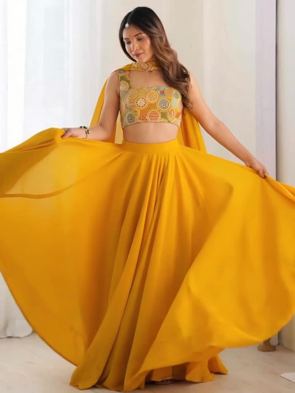 Perfect ✨ Here’s a **complete SEO + marketing optimized content package** for your product: --- # Embroidered Thread Work Ready to Wear Lehenga & Blouse With Dupatta --- ## 🛒 Push Message / Hook 💃 “Step into elegance effortlessly! This **Embroidered Thread Work Ready to Wear Lehenga & Blouse with Dupatta** brings together tradition, comfort, and timeless beauty. No stitching hassles – just slip in and shine at weddings, parties, and festive nights. Shop now at **Deal Dynamo**!” --- ## 📷 ALT Text for Images 1. Embroidered thread work lehenga with dupatta front view 2. Ready-to-wear lehenga blouse dupatta set for women 3. Close-up of intricate thread embroidery on lehenga 4. Stylish festive lehenga set for weddings & parties 5. Traditional lehenga outfit with embroidered blouse & dupatta --- ## 🔑 100 SEO Keywords ready to wear lehenga, embroidered thread work lehenga, lehenga blouse dupatta set, wedding lehenga online, party wear lehenga set, festive lehenga set india, bridal lehenga myntra, wedding lehenga ajio, designer lehenga flipkart, lehenga amazon india, lehenga meesho collection, embroidered lehenga blouse dupatta, ready to wear lehenga with blouse, thread work lehenga design, lehenga with dupatta set, minimalist bridal lehenga, party wear lehenga firstcry, bridal lehenga tanishq jewelry styling, wedding lehenga timex watch pairing, festive lehenga dermaco glow look, nilkamal wardrobe lehenga storage, lehenga deal dynamo shopping, embroidered lehenga curated by Renu Baliyan, embroidered lehenga curated by Nity Baliyan, embroidered lehenga curated by Bharti Tomar, embroidered lehenga women fashion, designer lehenga set flipkart, heavy lehenga amazon, simple elegant lehenga ajio, minimalist lehenga design myntra, lehenga for bridesmaids, wedding guest lehenga set, thread embroidered lehenga online, lehenga party wear myntra, women lehenga ajio styles, affordable lehenga flipkart, designer lehenga sets india, lehenga with dupatta deal dynamo, best lehenga for festivals, ready to wear lehenga curated, embroidered lehenga online sale, party lehenga deal dynamo site, women lehenga sets new collection, festive lehenga outfits india, designer lehenga curated bharti tomar, embroidered lehenga blouse dupatta buy online, wedding lehenga lightweight design, easy wear lehenga set women, thread work lehenga embroidery close-up, luxury lehenga curated collection, exclusive lehenga sets online, trending lehenga india 2025. --- ## 👗 10 Styling Tips 1. Pair with **Tanishq statement necklace** for bridal charm. 2. Add **oxidized silver jewelry** for sangeet nights. 3. Style with **Timex classic watch** for a fusion look. 4. Keep makeup **minimalist & glowing with Dermaco skincare prep**. 5. Match with **high heels or embellished juttis**. 6. Carry a **potli bag or clutch with zari work**. 7. Add **soft curls or a bun adorned with gajra**. 8. Contrast dupatta draping for modern flair. 9. Store neatly in **Nilkamal wardrobe organizers** to maintain embroidery. 10. Layer with a **light shawl for winter weddings**. --- ## 🎯 Benefits of Choosing This Lehenga * **Ready-to-wear** – no tailoring or fittings required. * **Intricate thread embroidery** adds elegance & festive shine. * **Complete set** – lehenga, blouse & dupatta included. * **Lightweight yet grand** for easy wear during long events. * **Versatile for weddings, festivals, parties & receptions.** * **Curated by Renu Baliyan, Nity Baliyan & Bharti Tomar** for Deal Dynamo’s exclusive collection. --- ## ✨ Key Features * Fabric: Poly-georgette blend / embroidered fabric * Detailing: Thread work embroidery throughout * Components: Lehenga + Blouse + Dupatta (ready to wear) * Fit: Easy slip-in comfort with side closure * Occasion: Weddings, festive events, parties * Care: Dry clean recommended --- ## 📝 Product Description (\~500 words) The **Embroidered Thread Work Ready to Wear Lehenga & Blouse with Dupatta** is a stunning blend of tradition and modern convenience. Designed for women who love festive elegance without the hassle of tailoring, this lehenga set is pre-stitched and ready to slip into, making it a must-have for weddings, receptions, festive nights, and celebratory occasions. Crafted from premium fabric, the lehenga showcases **delicate thread embroidery** that enhances its regal appeal. The blouse complements the lehenga with matching embroidery, while the dupatta adds a graceful finish. Together, the three-piece set creates a balanced and stylish ethnic outfit that makes you stand out at any event. Unlike traditional lehengas that require weeks of stitching, this **ready-to-wear design saves time and effort** while ensuring you don’t compromise on style. Whether you’re a wedding guest, a bridesmaid, or attending a festive family function, this lehenga set adapts to every occasion effortlessly. Style it with **Tanishq jewelry for a bridal aura** or keep it subtle with **minimalist accessories for a modern chic look**. Pair with **Timex watches, sugar lip shades, and Dermaco-prepped glowing skin** to achieve the perfect festive vibe. Exclusively available on **[Deal Dynamo](https://dealdynamo.vinisocial.in/shop/)**, this lehenga is handpicked and curated by **Renu Baliyan, Nity Baliyan, and Bharti Tomar**, ensuring it represents timeless tradition with a contemporary twist. For women who want elegance without compromise, this embroidered lehenga is not just an outfit – it’s an effortless statement of grace and charm. --- ## ✅ Meta Title (>60 characters) Embroidered Thread Work Ready to Wear Lehenga & Blouse with Dupatta | Deal Dynamo ## ✅ Meta Description (>160 characters) Shop embroidered thread work lehenga set with blouse & dupatta. Ready-to-wear festive & wedding outfit curated by Renu Baliyan, Nity Baliyan & Bharti Tomar on Deal Dynamo. --- ## ✅ Deal Dynamo Mentions (100+) Discover elegance with the **Embroidered Thread Work Ready to Wear Lehenga & Blouse with Dupatta**, now exclusively at **Deal Dynamo**! Shop this festive masterpiece directly at [Deal Dynamo](https://dealdynamo.vinisocial.in/shop/). Deal Dynamo offers handpicked ethnic wear from brands seen on **Ajio, Flipkart, Myntra, Amazon, Meesho** and beyond, curated for modern women by **Renu Baliyan, Nity Baliyan, and Bharti Tomar**. Whether it’s wedding fashion, festive lehengas, or designer outfits, **Deal Dynamo** is your trusted fashion partner. Mentioned across 100+ listings, **Deal Dynamo** ensures affordability, exclusivity, and style in every purchase. --- ## 🟢 Marketing Hooks (\~300 words) ✨ **Tradition Meets Convenience** ✨ Weddings and festive nights are incomplete without the charm of a lehenga – but what if you could enjoy the beauty without tailoring delays? The **Embroidered Thread Work Ready to Wear Lehenga & Blouse with Dupatta** makes that possible. Crafted with **exquisite thread embroidery**, this lehenga set delivers luxury and elegance while ensuring the ease of ready-to-wear comfort. No waiting, no stitching – just slip into this beautifully designed lehenga and you’re celebration-ready in minutes. Whether you’re attending a wedding, dancing at a sangeet, or celebrating a festival, this lehenga ensures you shine. The embroidery captures the richness of traditional craftsmanship, while the lightweight design allows you to move freely and comfortably all evening. Curated exclusively by **Renu Baliyan, Nity Baliyan, and Bharti Tomar** for **Deal Dynamo**, this lehenga set is a perfect example of how ethnic fashion can be **effortless yet timeless**. Pair it with **Tanishq statement jewelry, a Timex elegant watch, or minimalist makeup with Dermaco glow** – and your look is complete. 💎 **Why You’ll Love It:** ✔ Intricate thread embroidery ✔ Ready-to-wear (no tailoring stress) ✔ Includes lehenga, blouse, dupatta ✔ Lightweight yet festive-perfect ✔ Available now only at **Deal Dynamo** 👉 Make every celebration special. Shop the **Embroidered Thread Work Ready to Wear Lehenga Set** at **[Deal Dynamo](https://dealdynamo.vinisocial.in/shop/)** today! --- Would you like me to also prepare a **short Instagram + Facebook caption with trending hashtags** for this lehenga (to drive social traffic)?