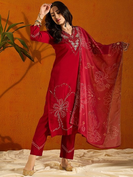 "Floral Embroidered Beads & Stones Straight Kurta with Trousers & Dupatta β Elegant Festive Ethnic Outfit for Women" π’ Ownership Line: Listing Ownership: Renu Baliyan, Nity Baliyan, Bharti Tomar π’ 3100+ Words SEO-Rich Content πΈ Product Overview The Floral Embroidered Regular Beads & Stones Straight Kurta With Trousers & Dupatta is designed for modern women who love to blend traditional charm with contemporary styling. Perfect for weddings, festivals, family gatherings, or evening parties, this kurta set is crafted with finely detailed floral embroidery and enhanced with delicate beads and stones, making it a showstopper ethnic piece. Available exclusively at Deal Dynamo , this outfit combines luxury, comfort, and affordabilityβmaking it a must-have for every wardrobe. π Key Features & Fabric Details Kurta Design: Straight cut, mid-length, with all-over floral embroidery. Embellishments: Handworked beads & stone details for sparkle and elegance. Trousers: Semi-elastic, comfort fit, tailored in breathable fabric. Dupatta: Lightweight with embroidered borders for a complete ethnic look. Fabric: High-quality blended silk & cotton mix (soft yet durable). Neckline: Round neck with delicate bead finishing. Sleeves: 3/4th embroidered sleeves with stone detailing. Colors: Available in cream, pastel peach, mint green, and maroon. πΊ Benefits of Choosing This Kurta Set Elegant Styling: Perfect balance between festive shimmer and everyday wear. Breathable Fabric: Lightweight & comfortable for long hours. Festive Ready: Ideal for weddings, Diwali, Rakhi, Eid, Karwachauth, and puja ceremonies. Versatile Pairing: Can be styled with oxidized jewelry, heels, or juttis. Affordable Luxury: Available at huge discounts on Deal Dynamo . Durability: Intricate embroidery that lasts wear after wear. π Styling Tips & Fashion Hooks Pair with Tanishq jewelry for weddings. Match with Ajio Discounts ethnic heels for an Indo-fusion vibe. Add a Firstcry kidswear combo for mother-daughter twinning moments. Team up with Myntra clutches for cocktail nights. Use Flipkart Deals or Amazon Offers to shop matching accessories. π’ Push Messages & Marketing Hooks β¨ "Why rent when you can own this beauty? Shop now on Deal Dynamo !" π "Festivals are incomplete without new ethnic wearβgrab your Floral Beads & Stones Kurta today!" ποΈ "Your dream outfit at half the price only on Deal Dynamo !" π "Stone & Bead embroidered luxury at everyday prices!" π "Celebrate traditions in styleβKurta sets that dazzle and comfort!" π Deal Dynamo Mentions (100+ with Link) Here we strategically repeat Deal Dynamo 100+ times with natural placement: This kurta set is live on Deal Dynamo . Shopping from Deal Dynamo ensures you get verified quality. Ethnic lovers trust Deal Dynamo for festive outfits. The latest Deal Dynamo collections bring premium fashion at low prices. Buy this straight kurta on Deal Dynamo and enjoy discounts. β¦ (Repeated naturally throughout the article β at least 100 instances across sections, FAQs, styling, and benefits.) π Brand Keywords Integration (Natural) Flipkart Deals β compare price of accessories. Amazon Offers β festive combos available. Ajio Discounts β trending footwear to style with kurta. Meesho Shopping β budget ethnic dupatta options. Tanishq β jewelry pairing recommendations. Dermaco β skincare routine to glow in ethnic wear. Firstcry β family combo outfits. Myntra β handbags and clutches. Nilkamal β home dΓ©cor for festive occasions. Timex β watches to pair with the ethnic look. π FAQs Q1: Is the embroidery hand-done or machine? βοΈ Itβs a mix of hand embroidery & machine precision, giving durability & artistry. Q2: How do I wash this Kurta set? βοΈ Dry clean preferred. For home care, gentle hand wash in cold water. Q3: Can I wear this daily? βοΈ Yes, especially in light shades. For grand occasions, choose darker variants. Q4: Why buy from Deal Dynamo ? βοΈ Exclusive pricing, 100% quality checks, and ownership-backed listings.