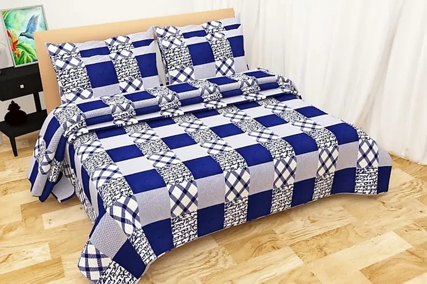 Buy Microfiber Double Flat 140 TC 3D Printed Bedsheet at Deal Dynamo β Stylish, durable & affordable home dΓ©cor upgrade.