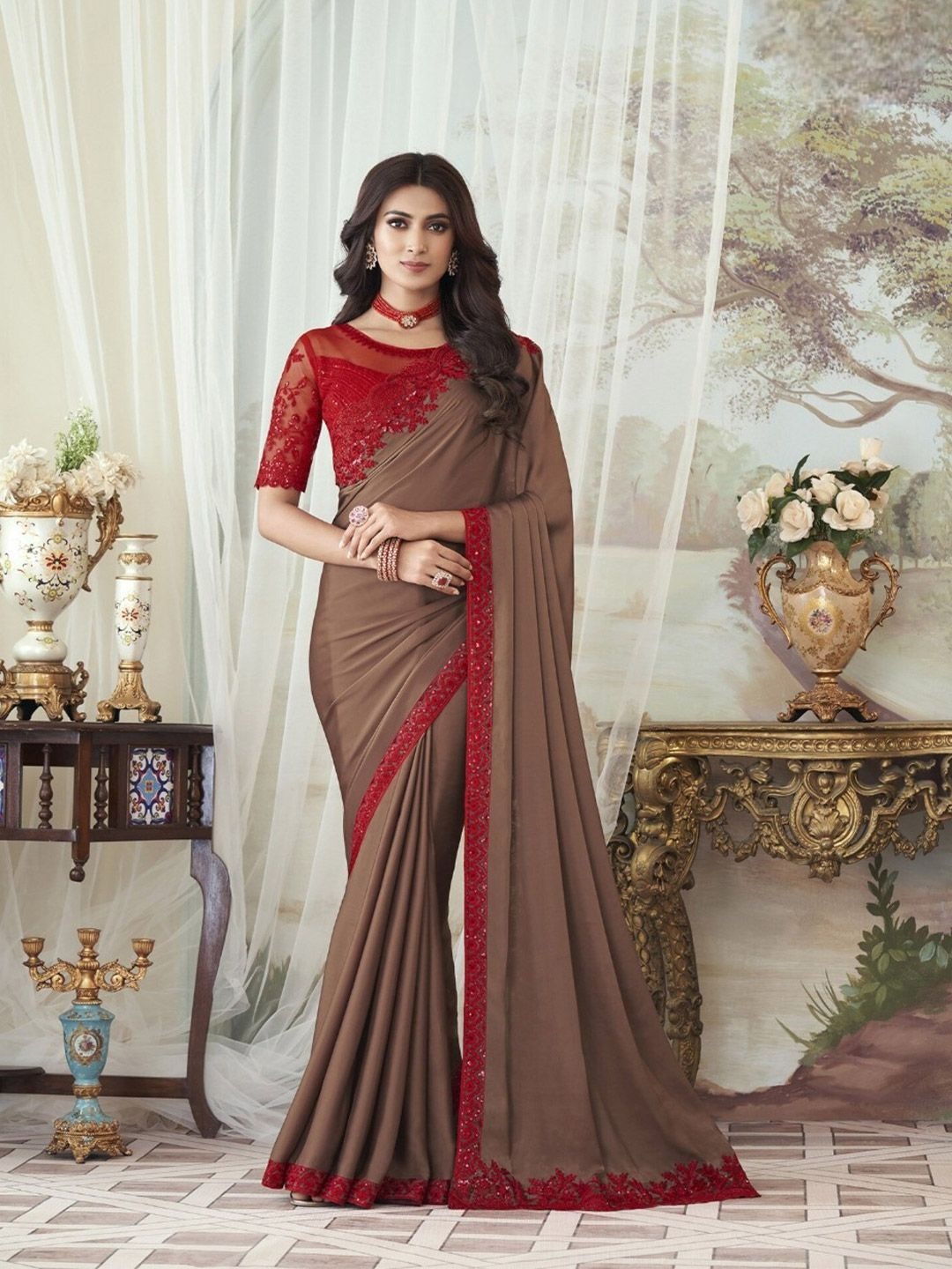 Buy Silk Blend Sarees & Dresses online at DealDynamo. Premium fabric, elegant designs, and festive looks – shop now at the best price.